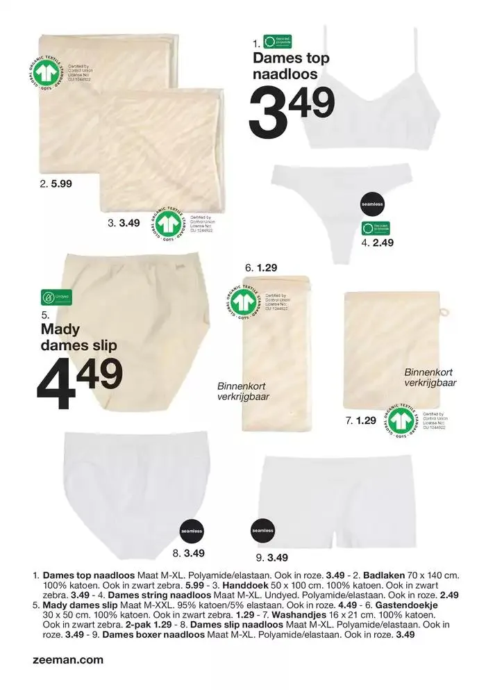 Angebote Zeeman von 12. Oktober bis 26. Oktober 2024 - Flugblätt seite  5