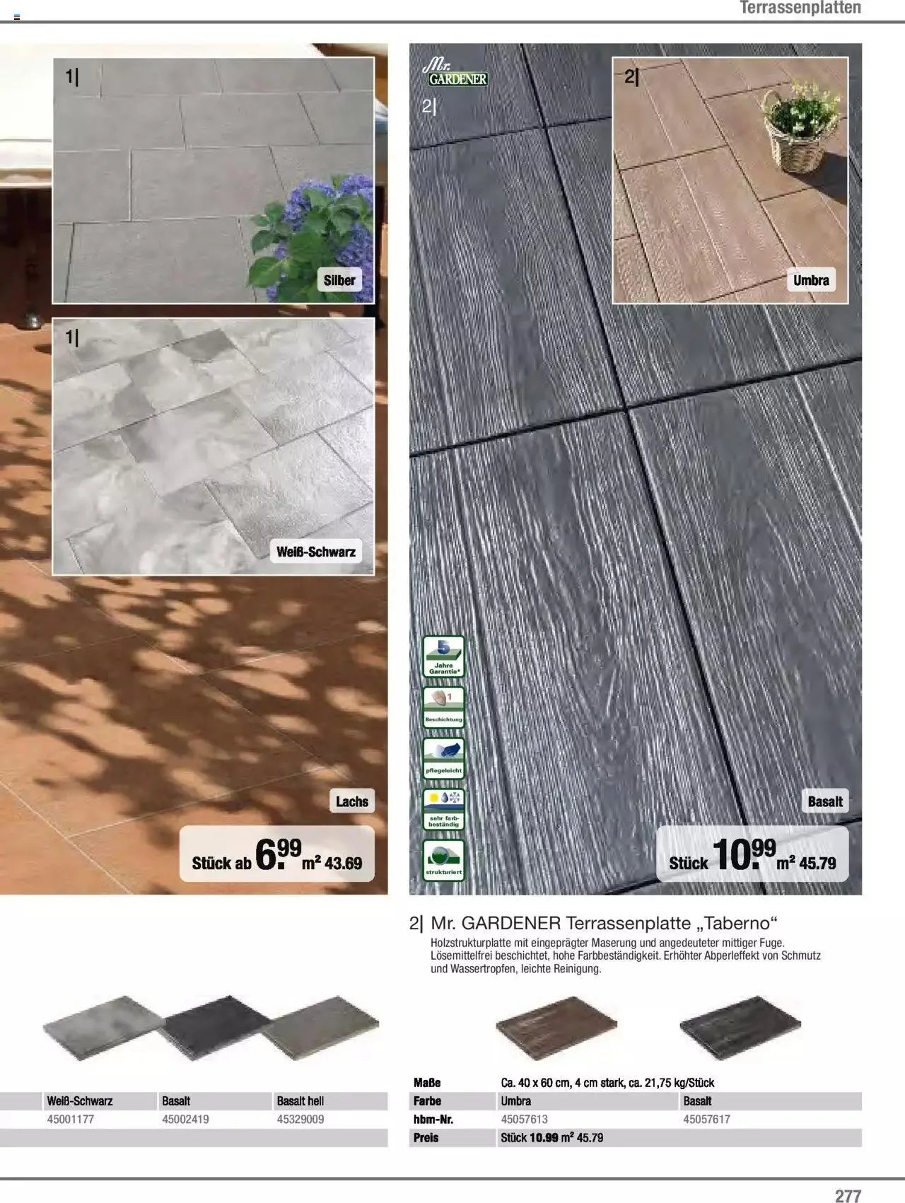 Hagebau Gartenjahr 2023 von 7. März bis 31. Dezember 2023 - Flugblätt seite 277