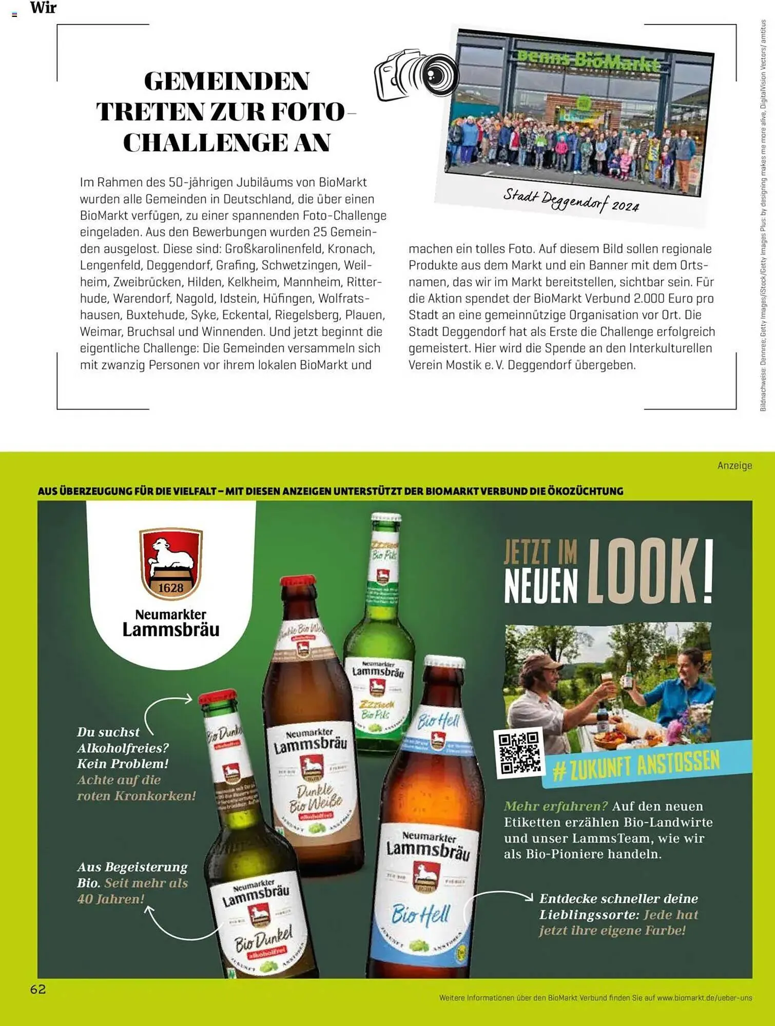 Denn's Biomarkt Flugblatt von 11. Februar bis 6. August 2025 - Flugblätt seite 62