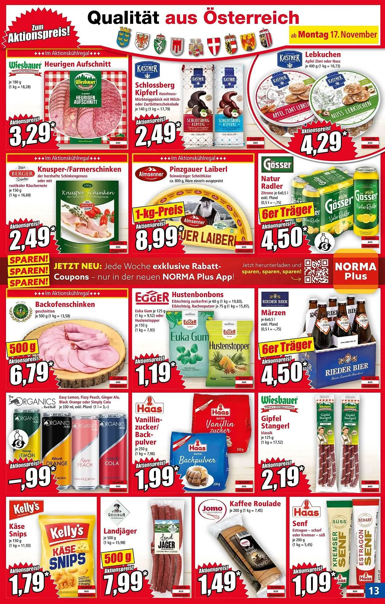 Norma Prospekt von 17. November bis 23. November 2025 - Flugblätt seite 13