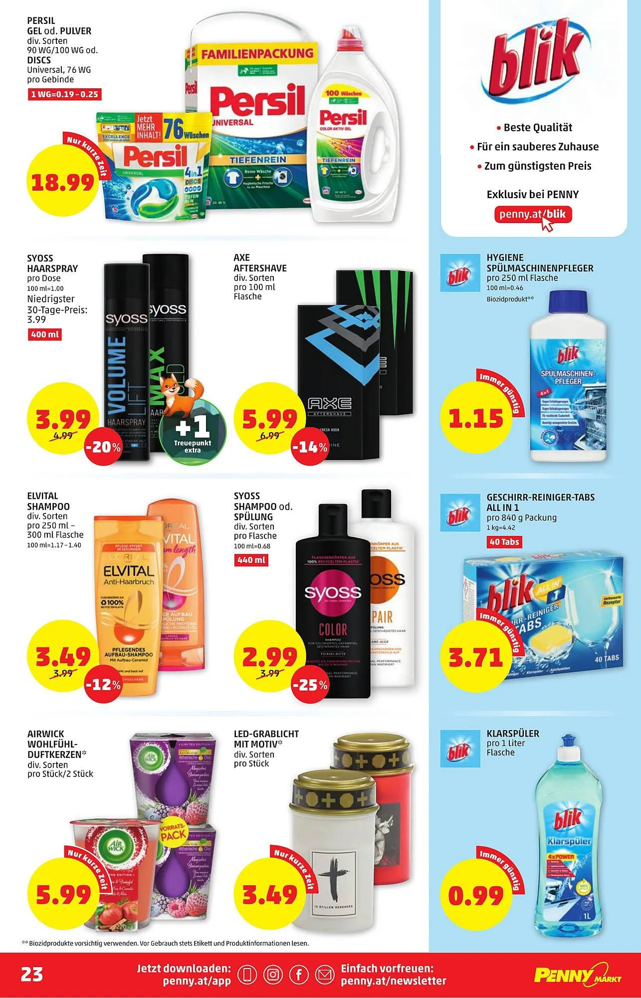PENNY Flugblatt von 5. Oktober bis 11. Oktober 2023 - Flugblätt seite  23