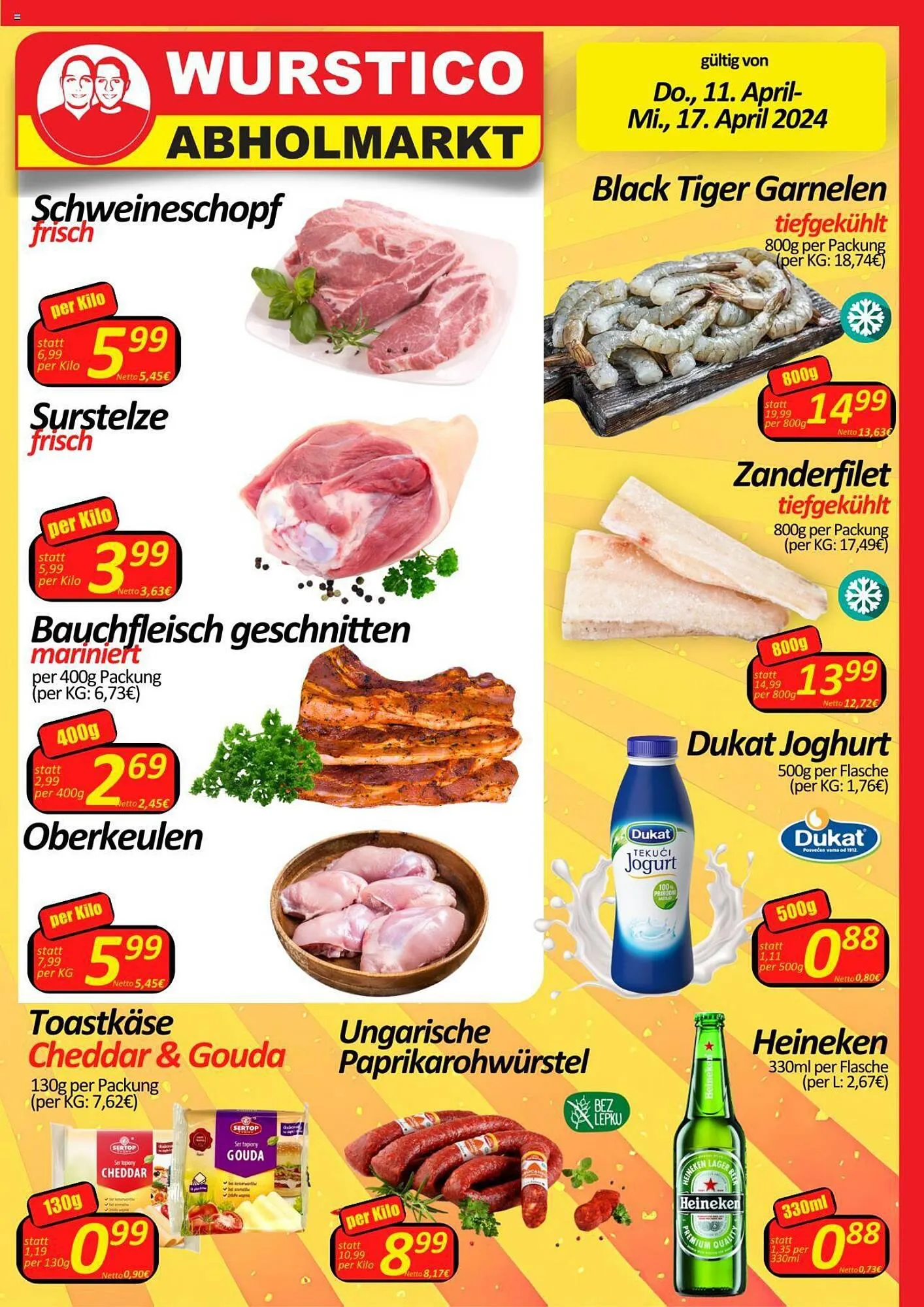 Wurstico Flugblatt von 11. April bis 17. April 2024 - Flugblätt seite  