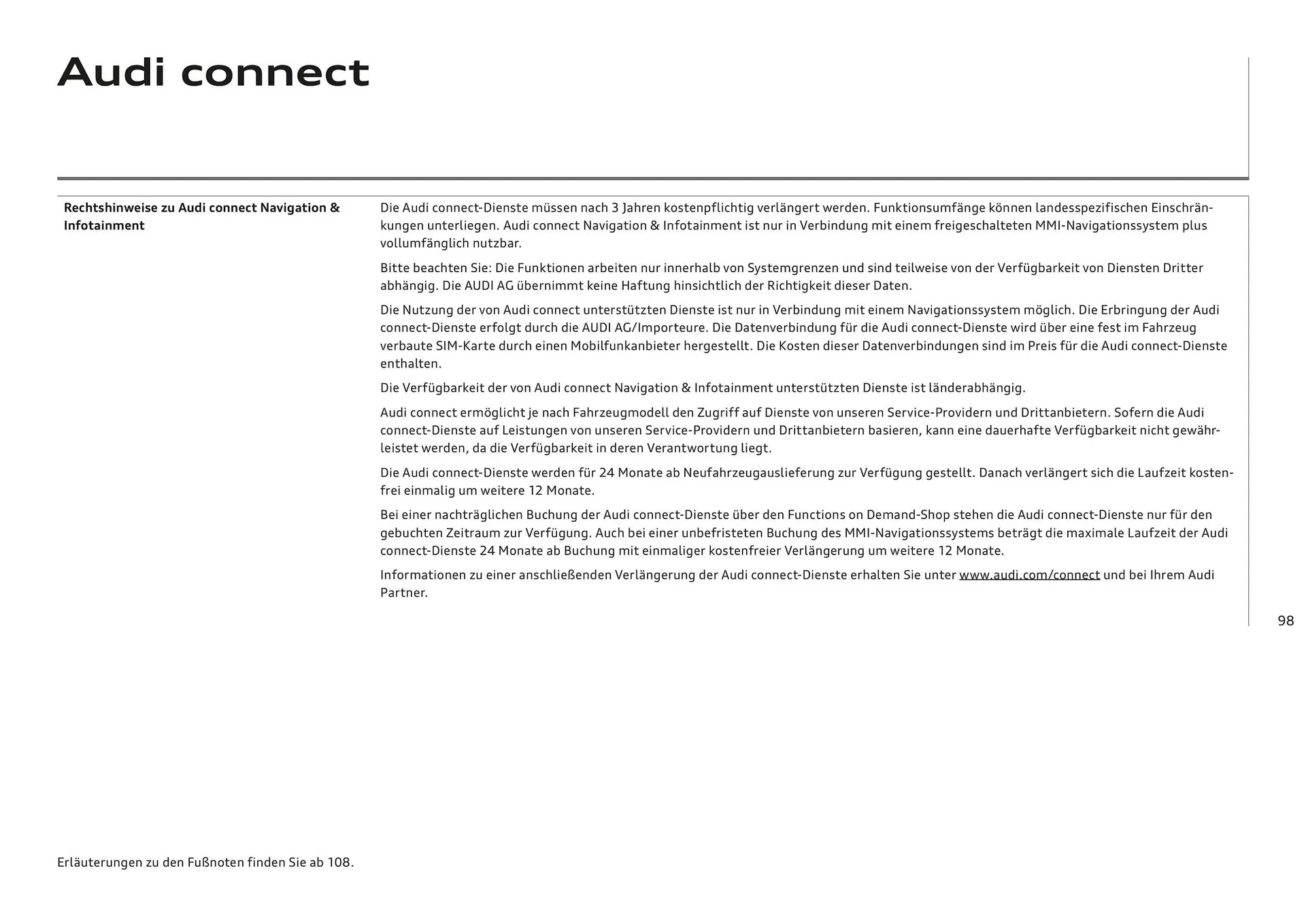 Audi Flugblatt von 20. November bis 22. Juli 2026 - Flugblätt seite  97