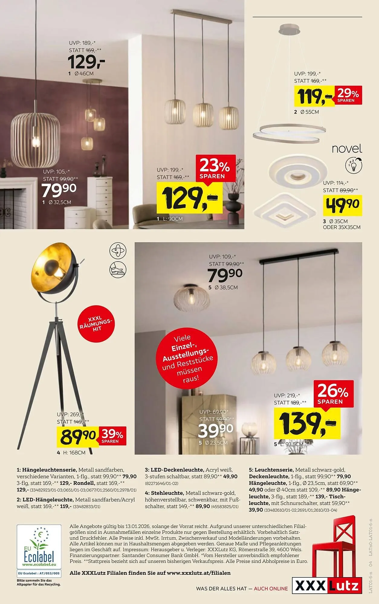 XXXLutz Prospekt von 22. Dezember bis 14. Jänner 2026 - Flugblätt seite  4