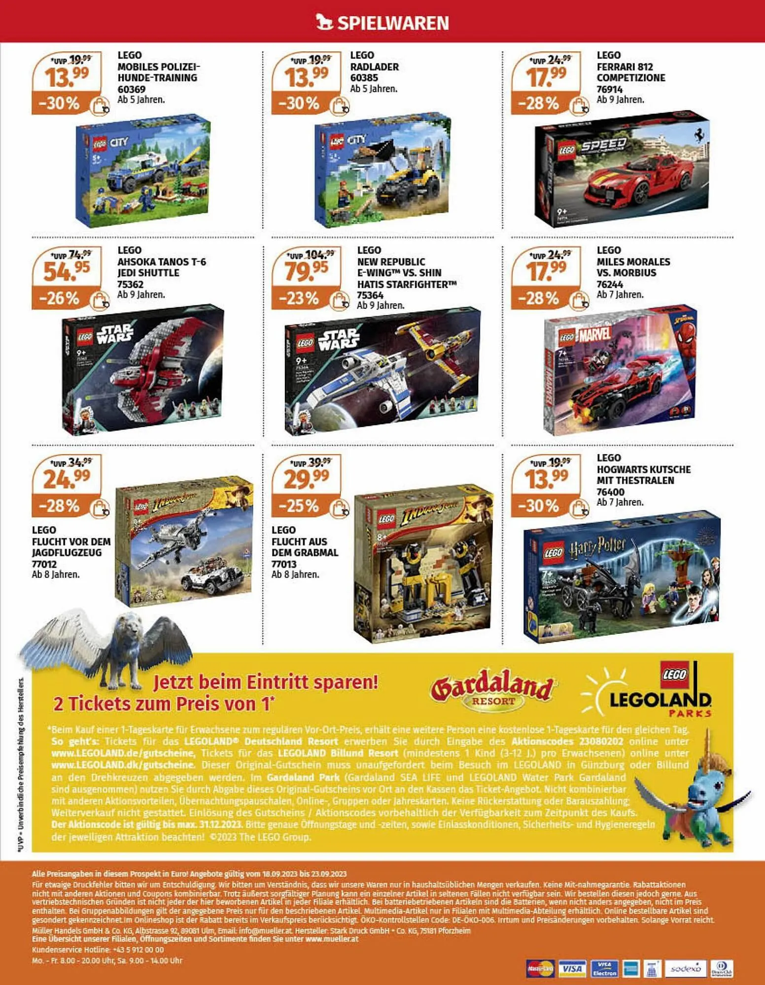 Müller Flugblatt von 18. September bis 23. September 2023 - Flugblätt seite 12