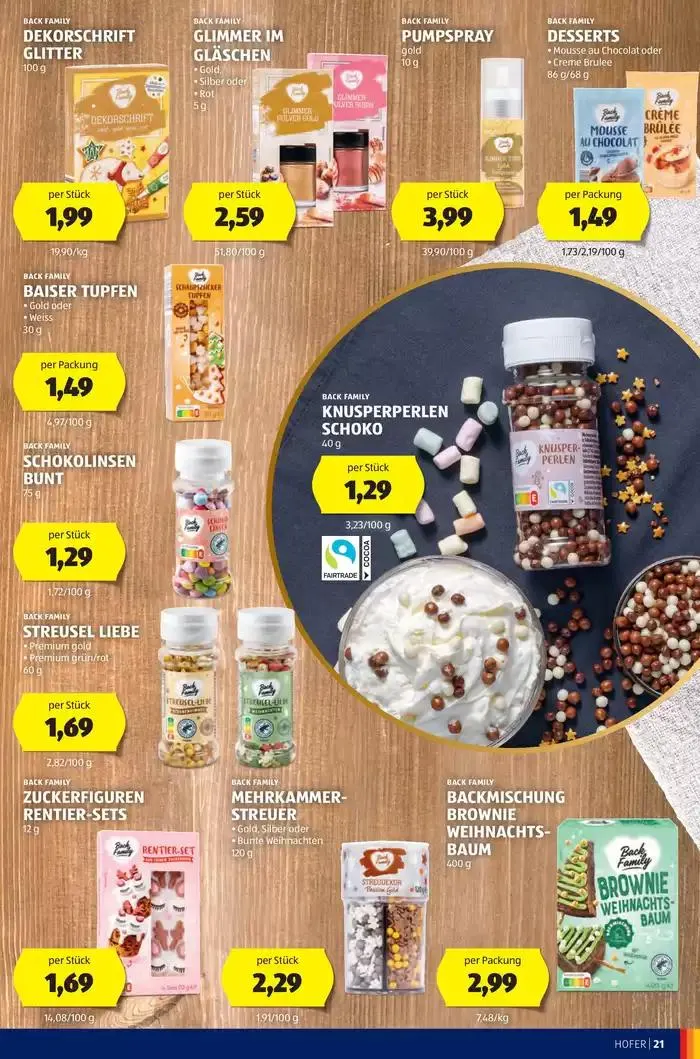 Blättern Sie online im HOFER Flugblatt von 23. Oktober bis 6. November 2024 - Flugblätt seite  23