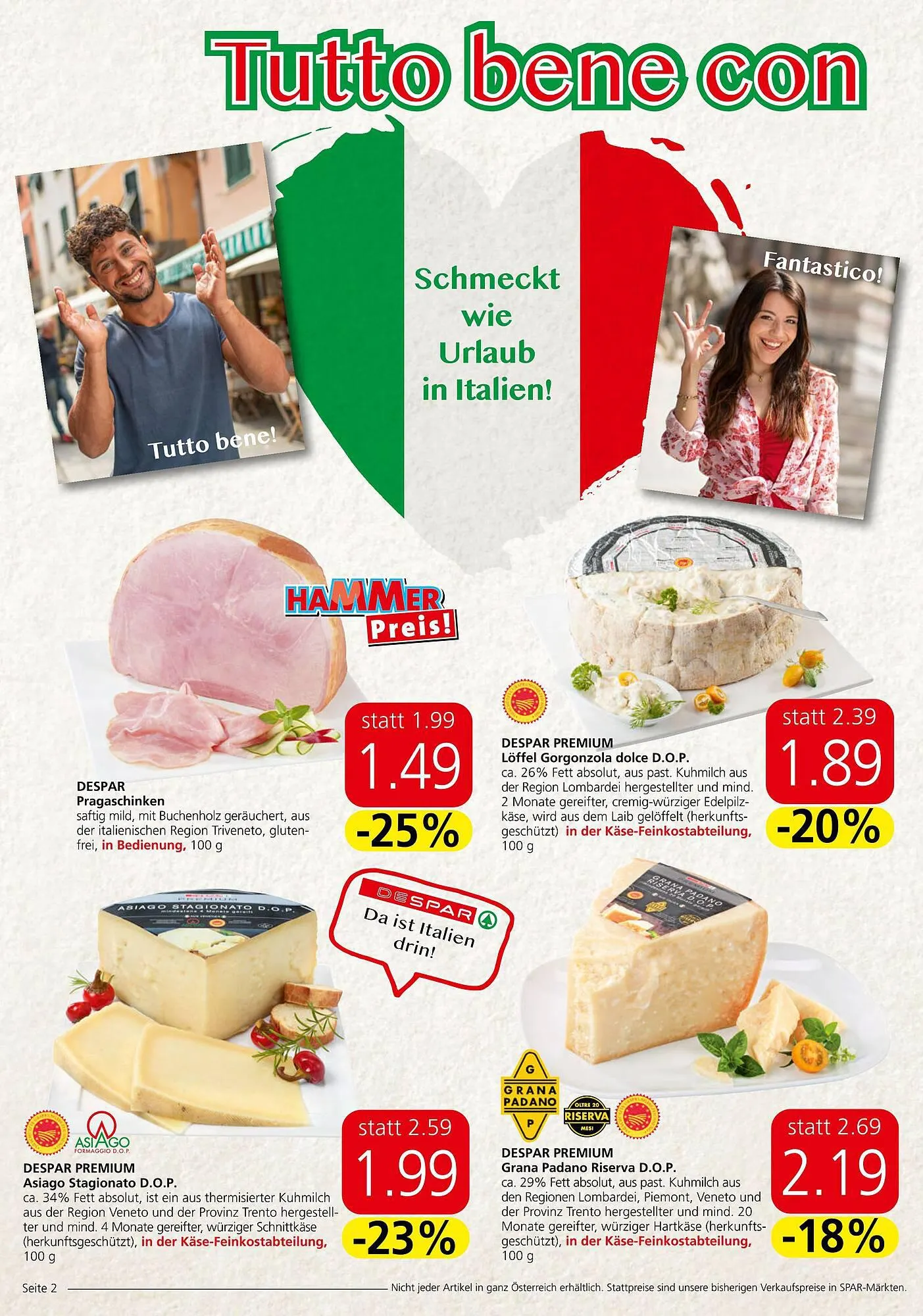 Spar Flugblatt von 28. September bis 11. Oktober 2023 - Flugblätt seite  2