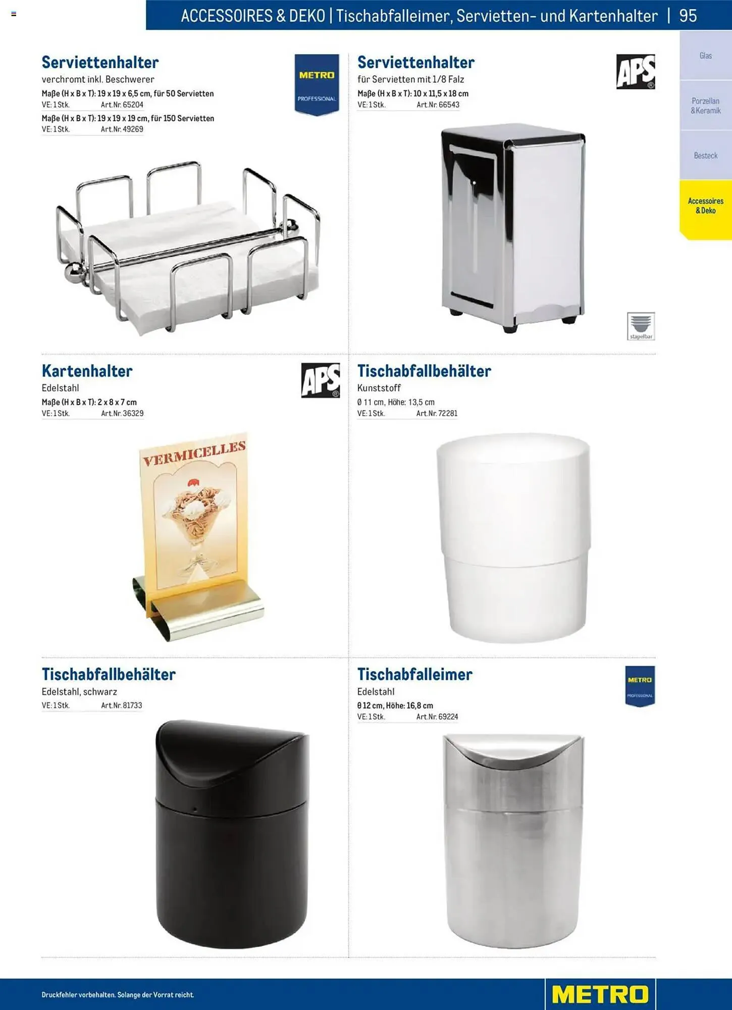 Metro Flugblatt von 2. Dezember bis 31. Dezember 2025 - Flugblätt seite  95