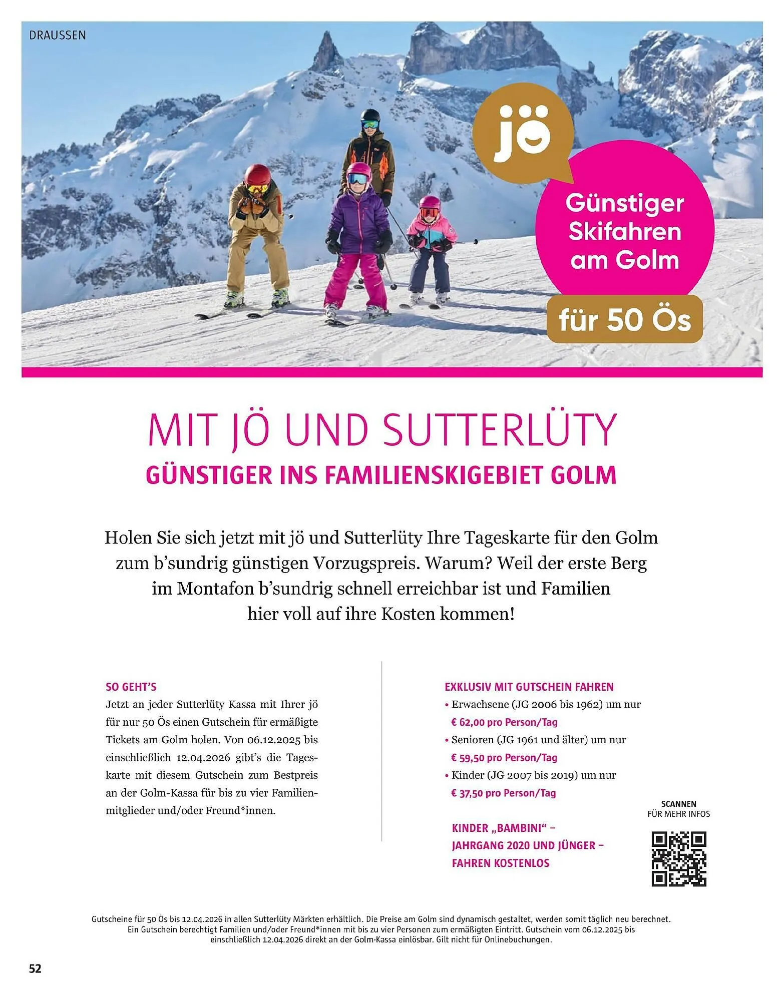 Sutterlüty Flugblatt von 17. November bis 29. Jänner 2026 - Flugblätt seite  52