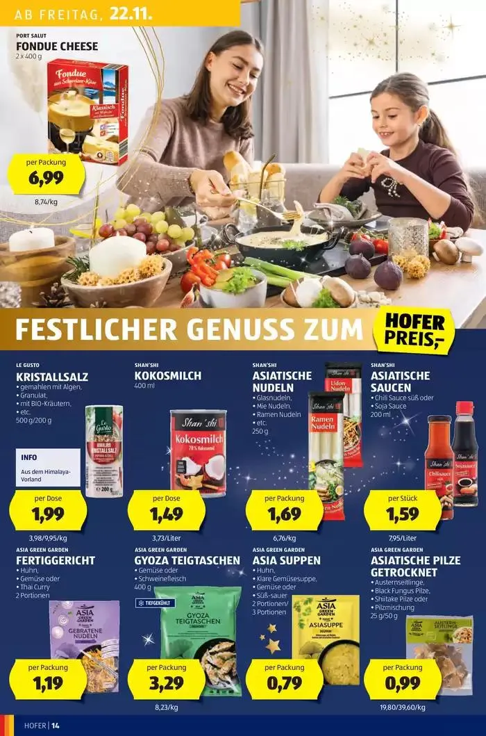 Blättern Sie online im HOFER Flugblatt von 20. November bis 4. Dezember 2024 - Flugblätt seite  16