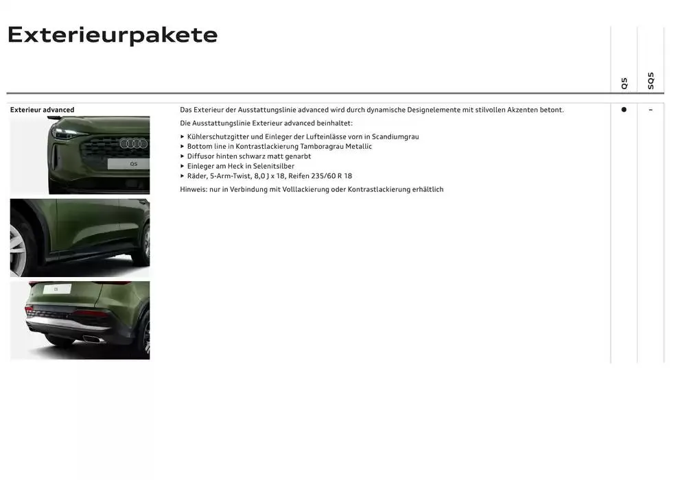 Audi Q5 SUV von 6. Dezember bis 6. Dezember 2025 - Flugblätt seite  27