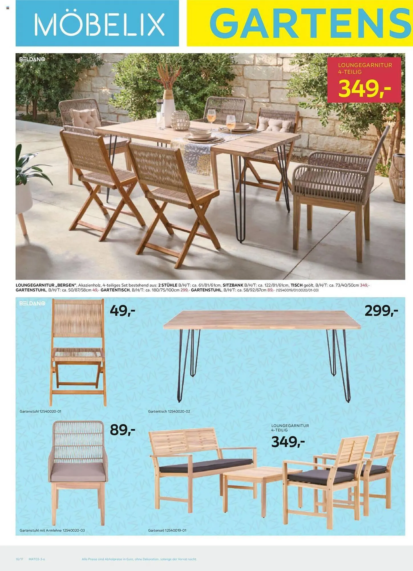 Möbelix Flugblatt von 1. März bis 30. September 2023 - Flugblätt seite 16