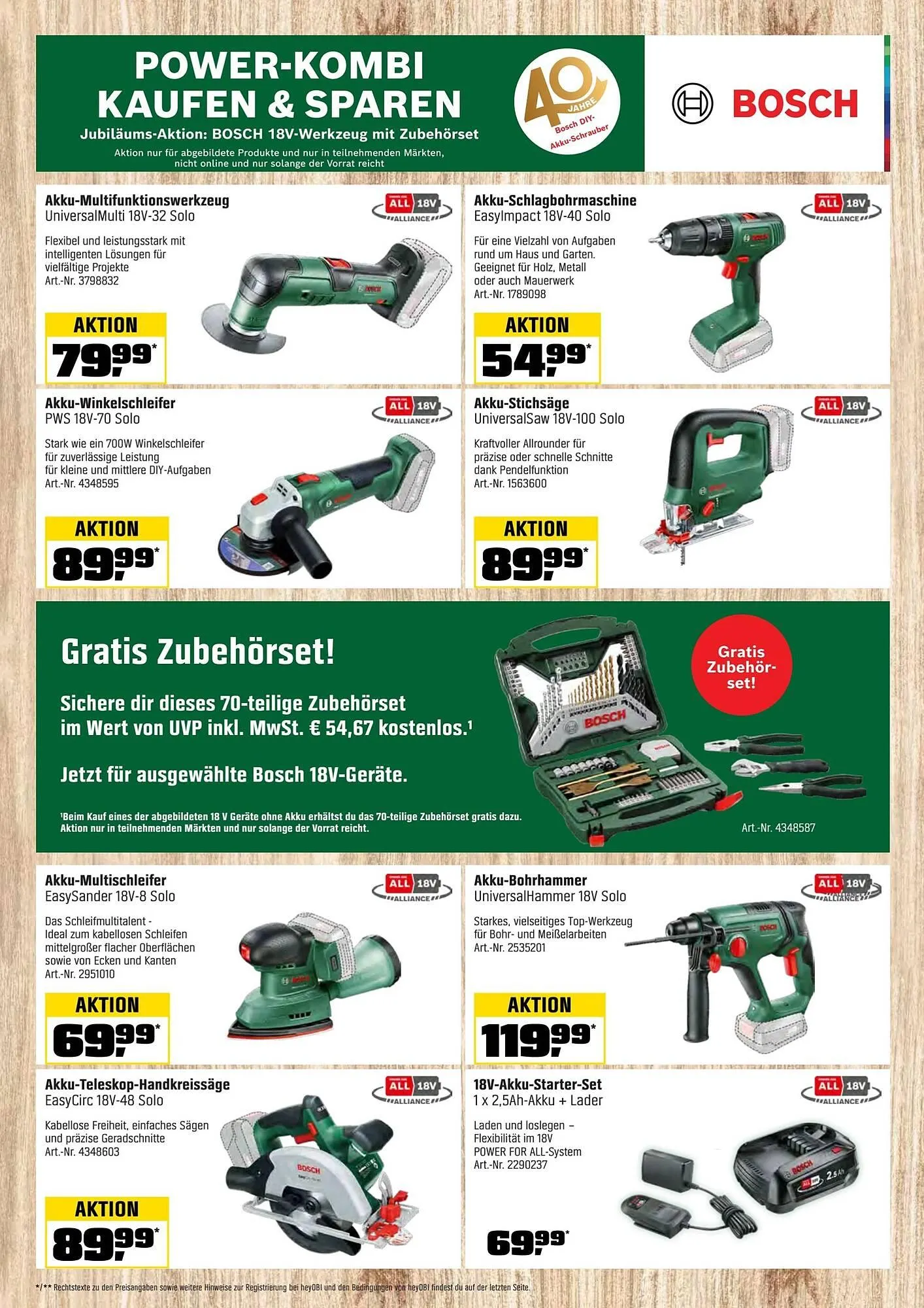 OBI Flugblatt von 1. November bis 13. November 2025 - Flugblätt seite 16