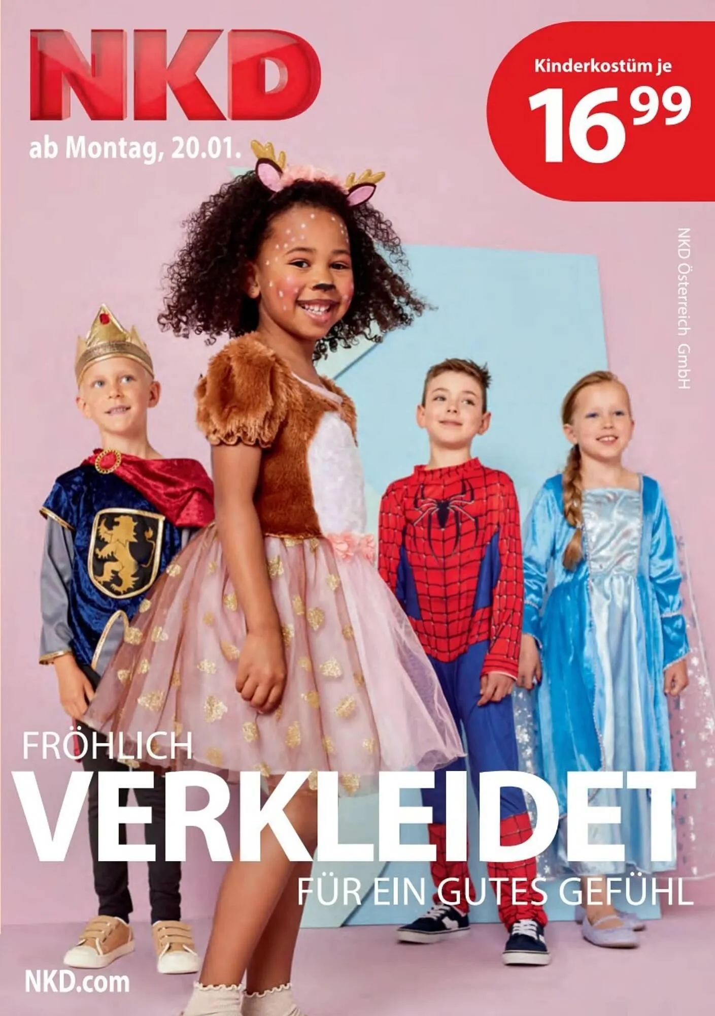 NKD Flugblatt von 20. Jänner bis 1. Februar 2025 - Flugblätt seite 1