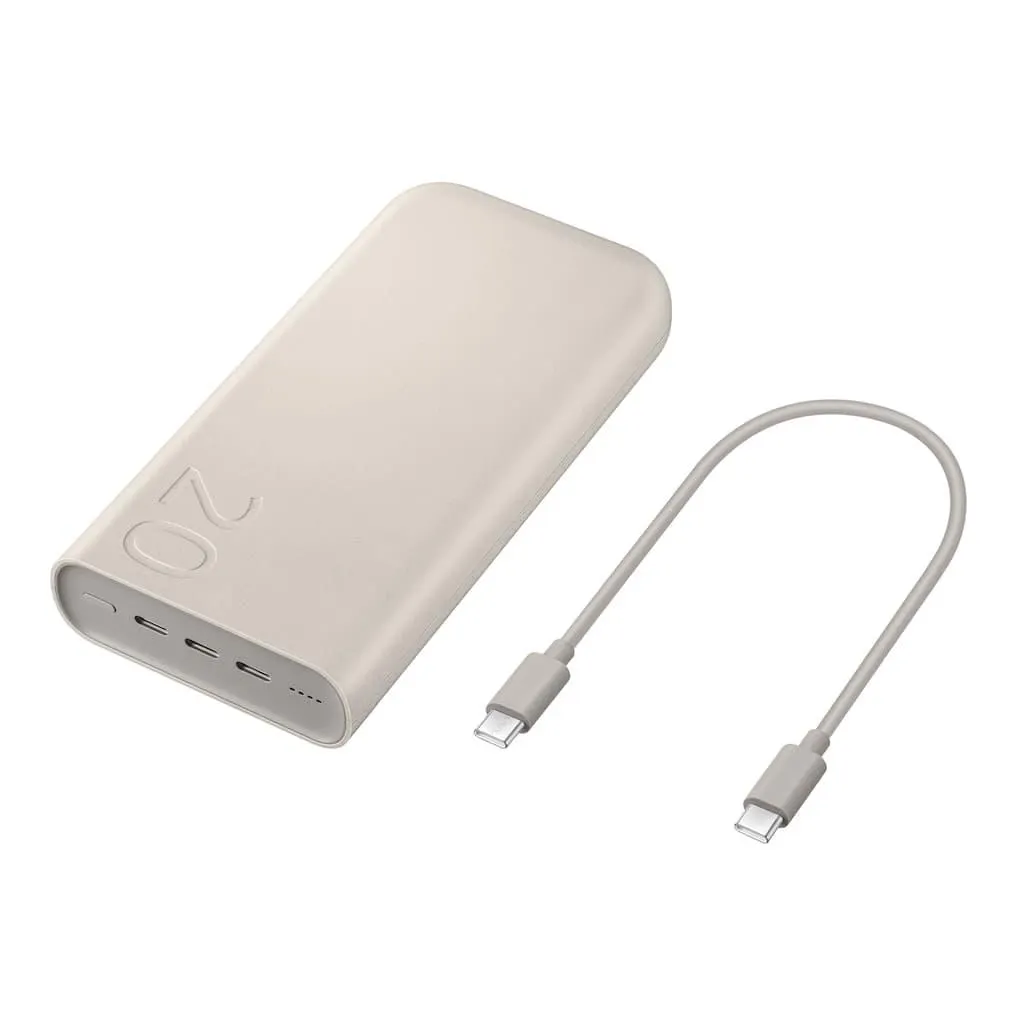 Samsung Powerbank »Powerbank 20.000 mAh 45 Watt« 20.000 mAh 14,8 Triple-Port, PD 3.0, Super Fast Charging 2.0