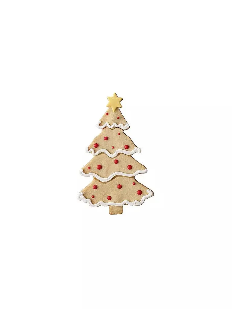 XXL Ausstechform Christbaum 18,5cm Edelstahl