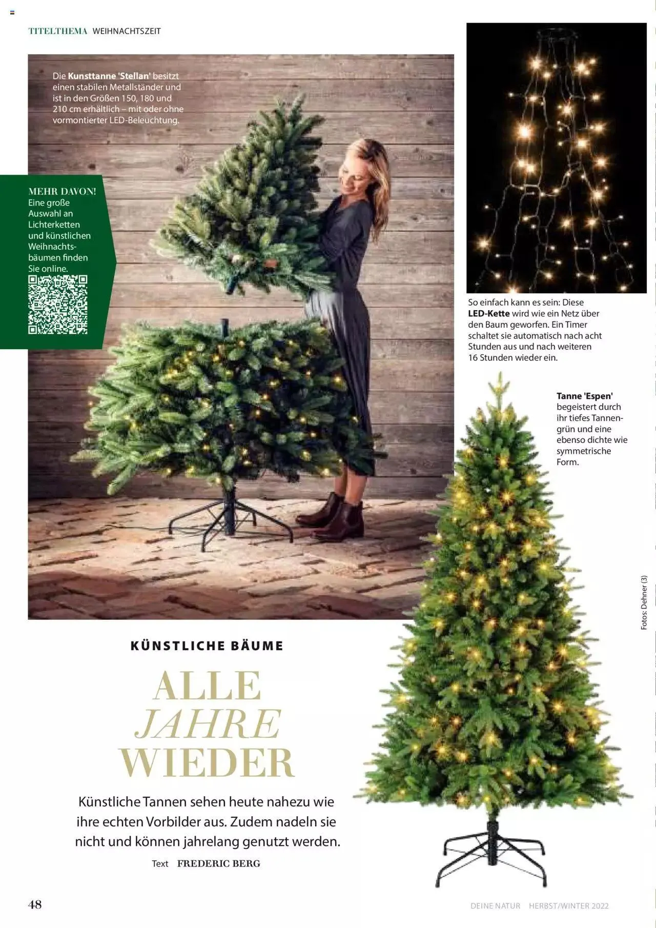 Dehner Flugblatt von 10. Oktober bis 31. Dezember 2023 - Flugblätt seite 48