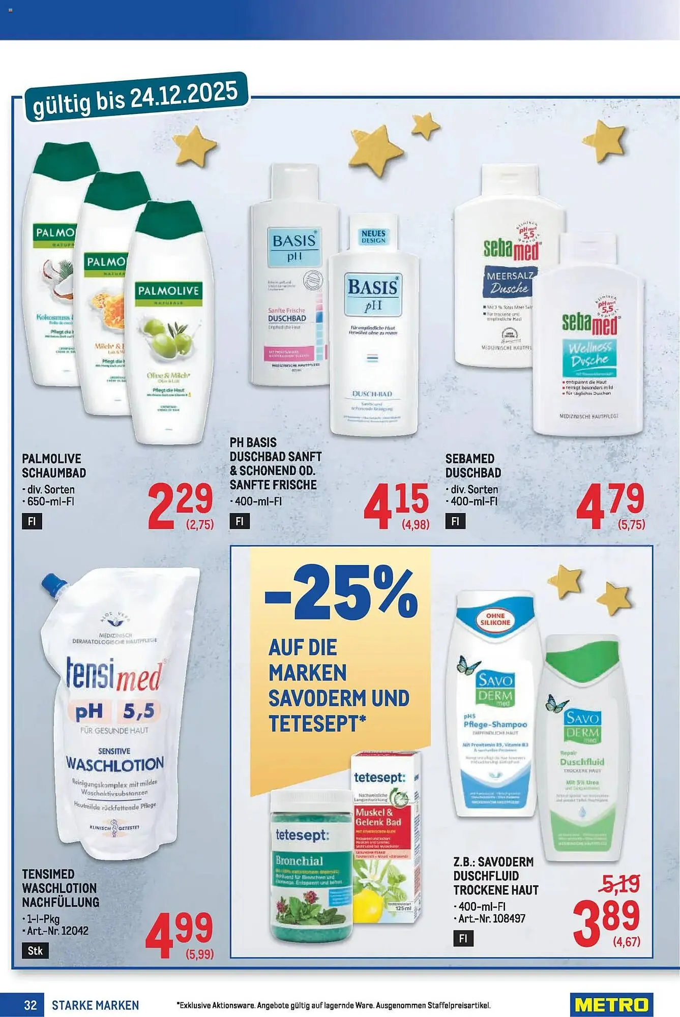 Metro Flugblatt von 27. November bis 10. Dezember 2025 - Flugblätt seite  32