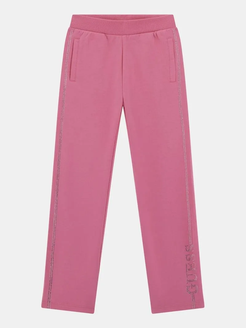 Jogginghose Logo Strass