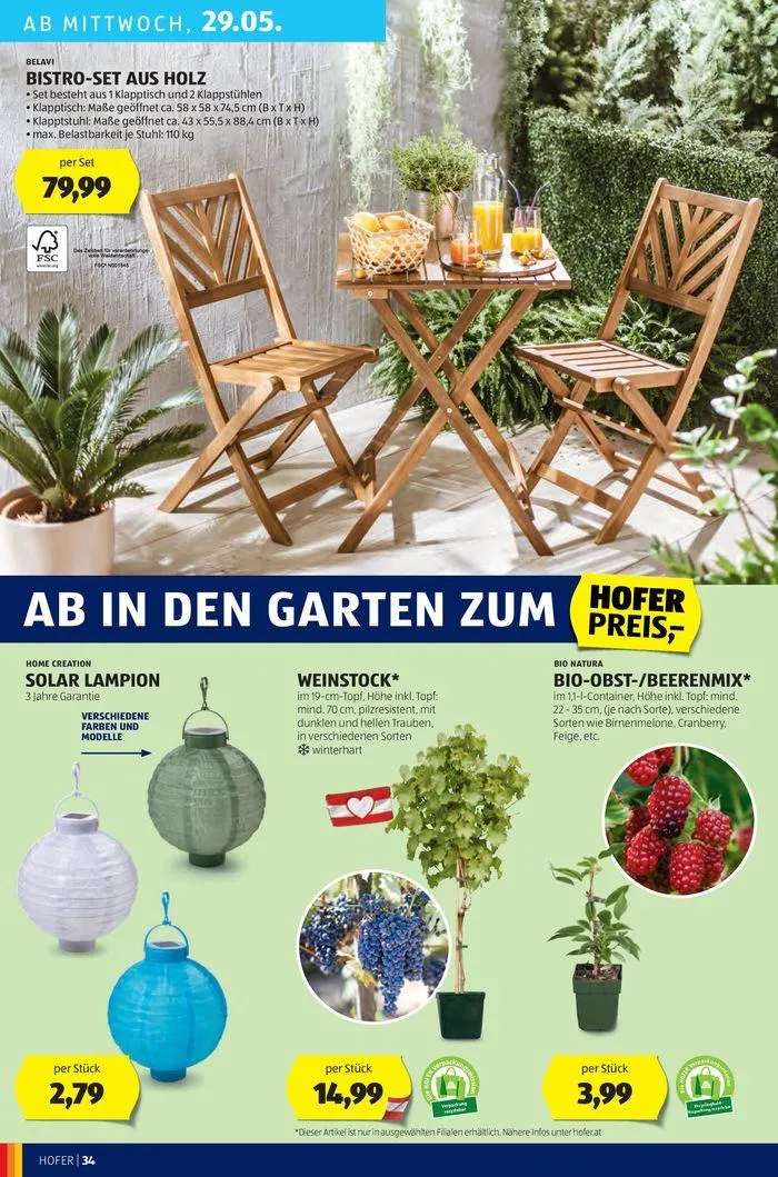 Blättern Sie online im HOFER Flugblatt von 22. Mai bis 5. Juni 2024 - Flugblätt seite 38