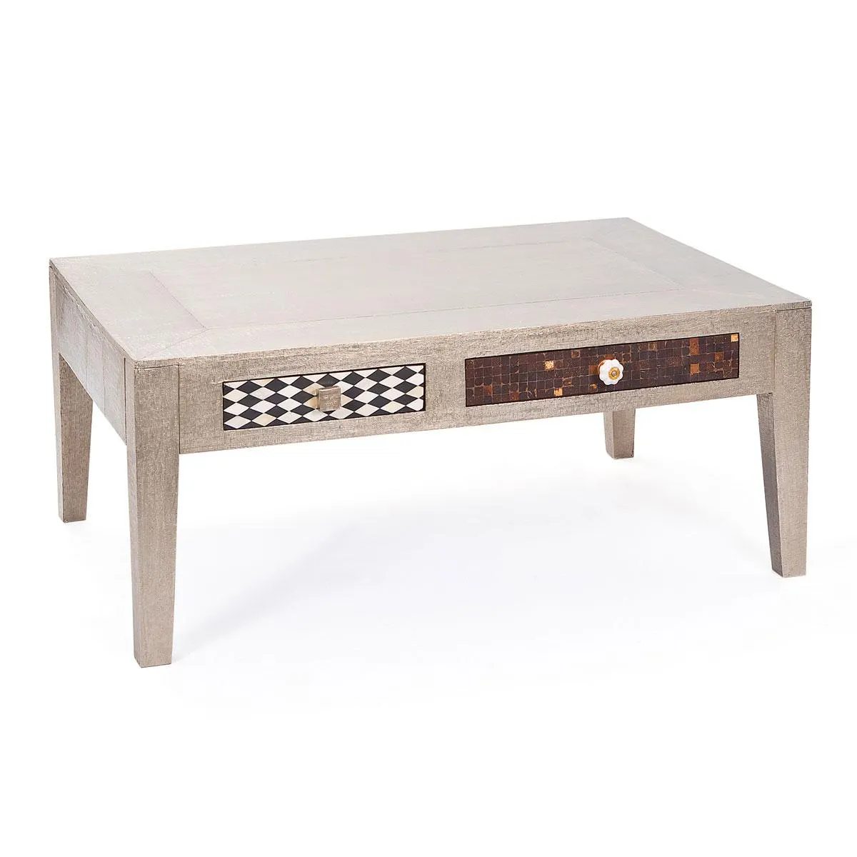 Inter Link Couchtisch Noida mit 2 Schubladen 110 x 45 x 70 cm