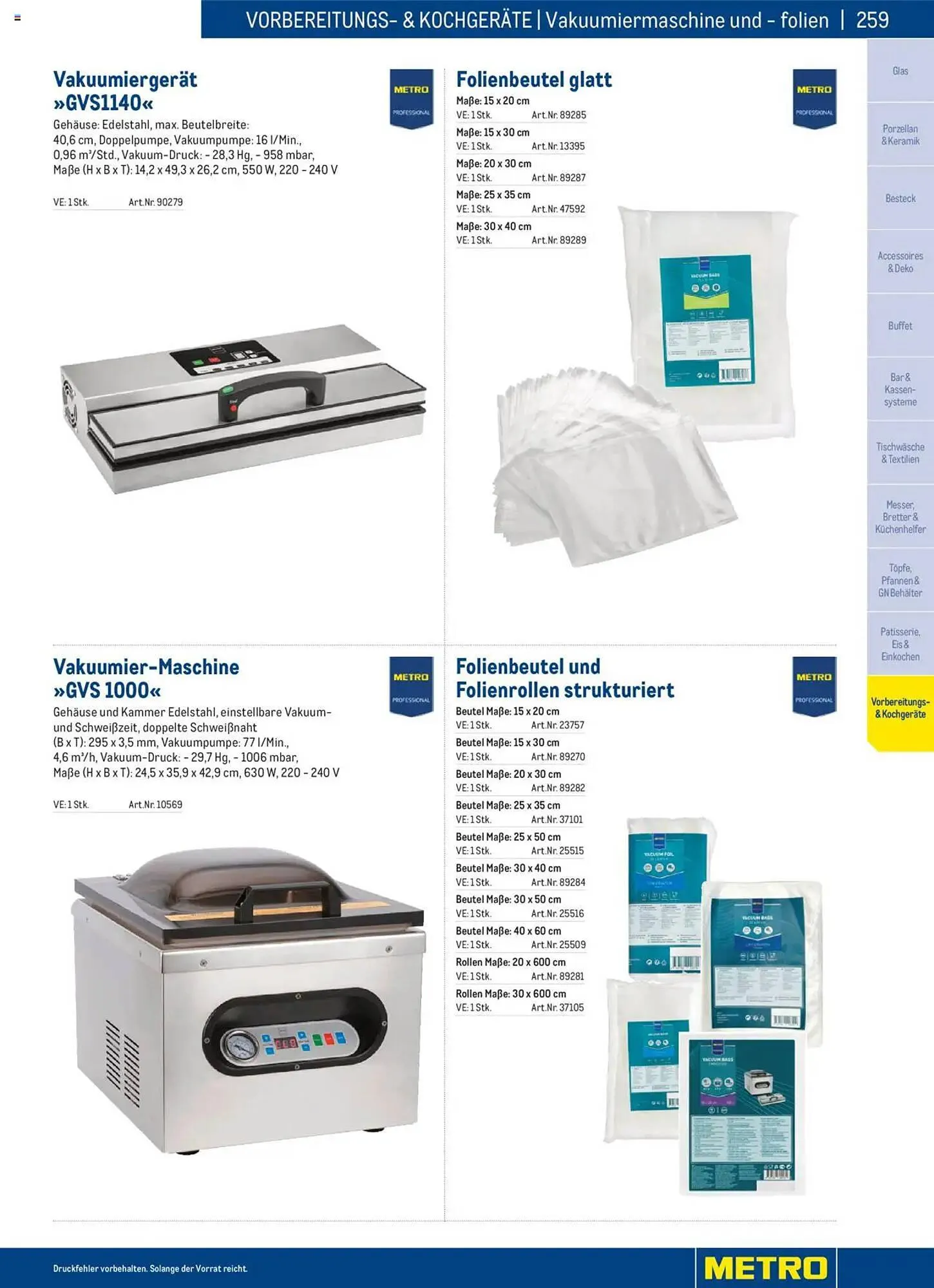 Metro Flugblatt von 2. Dezember bis 31. Dezember 2025 - Flugblätt seite 259
