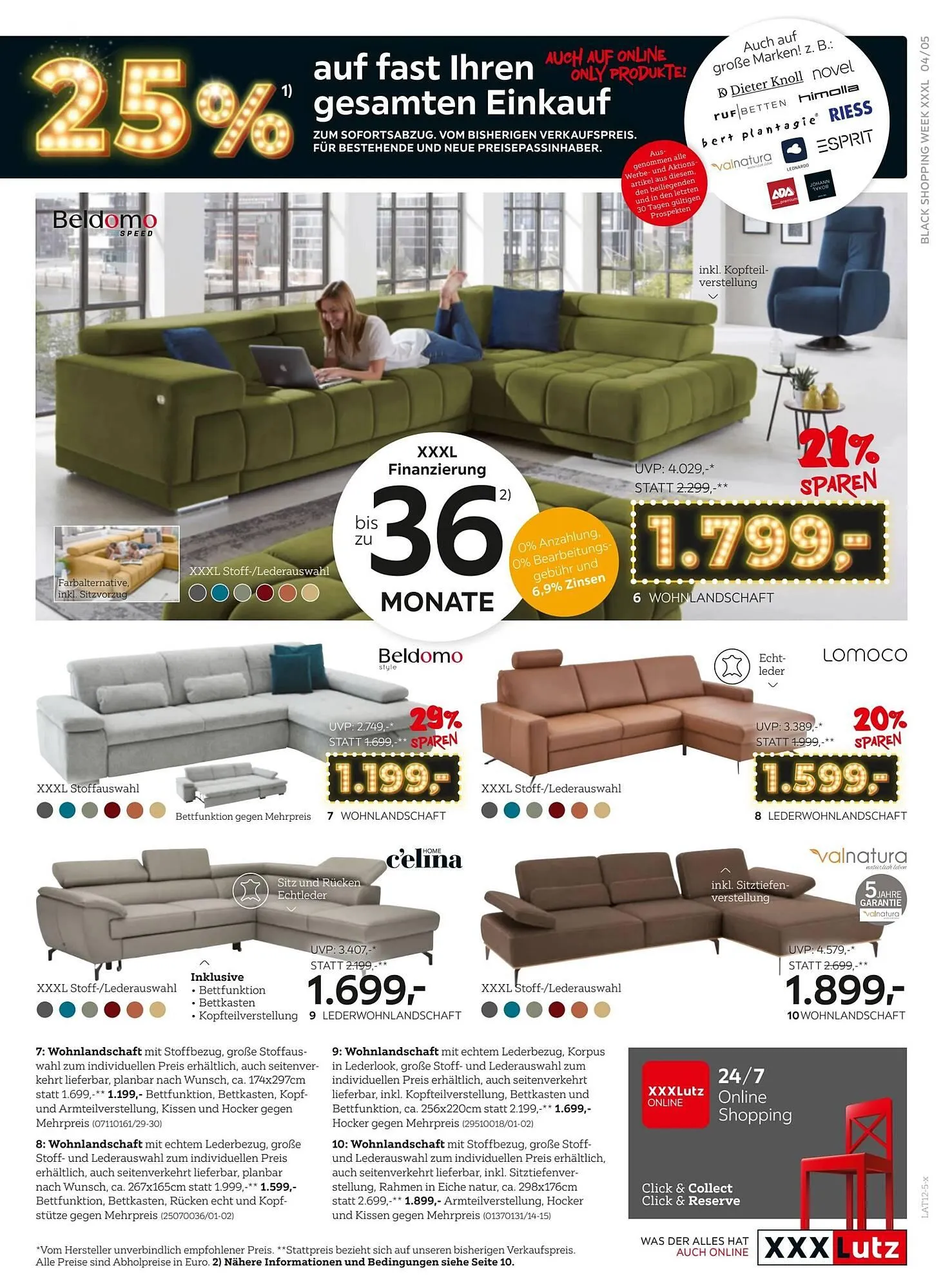XXXLutz Prospekt von 24. November bis 8. Dezember 2025 - Flugblätt seite 5