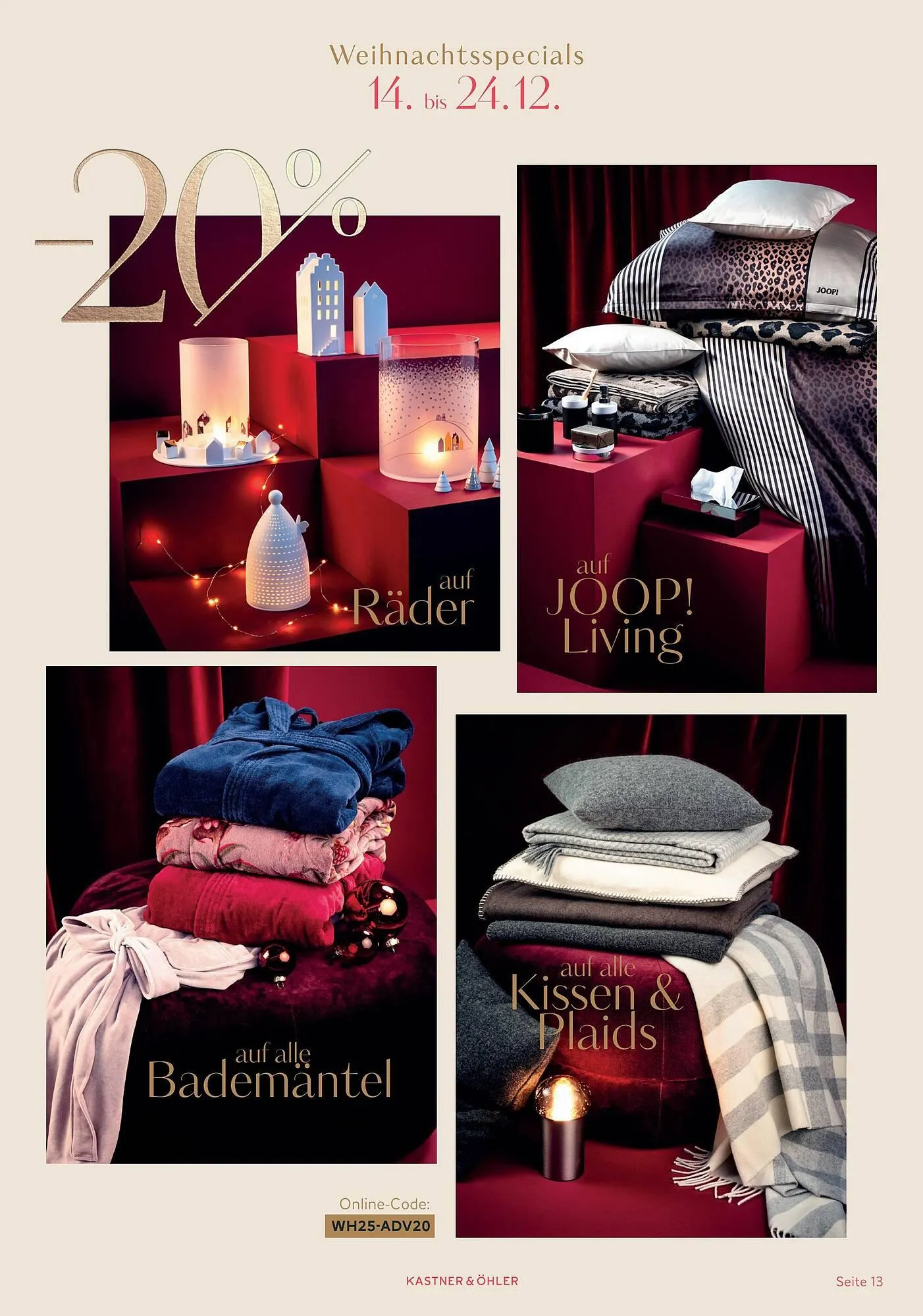 Kastner & Öhler Flugblatt von 10. Dezember bis 31. Dezember 2025 - Flugblätt seite 13