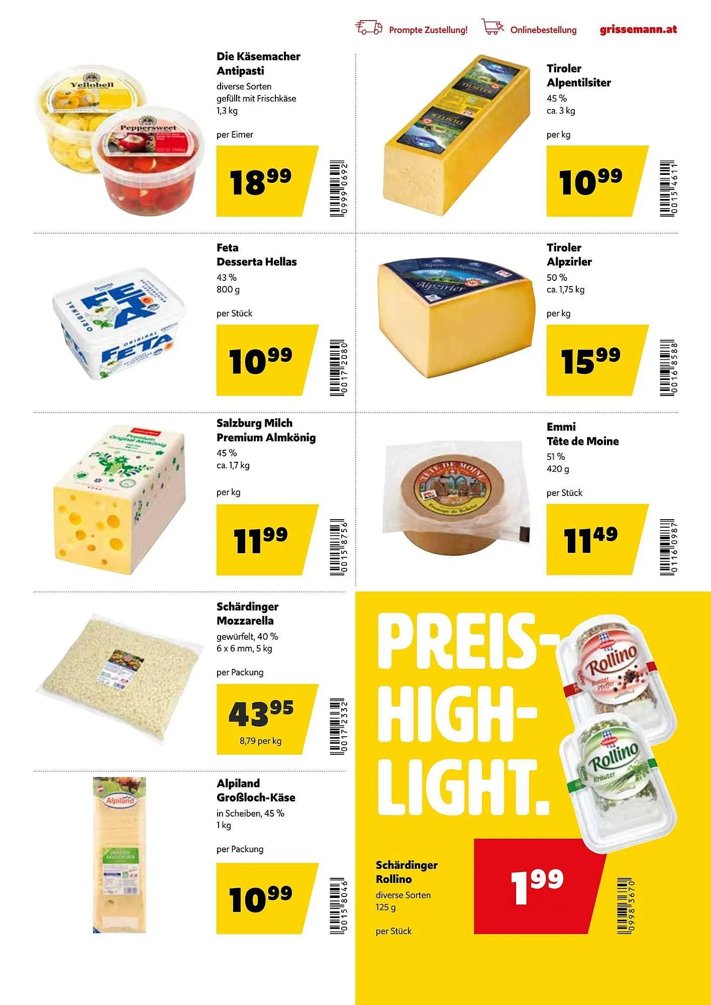 Eurogast Grissemann Flugblatt von 9. Februar bis 21. Februar 2026 - Flugblätt seite  9