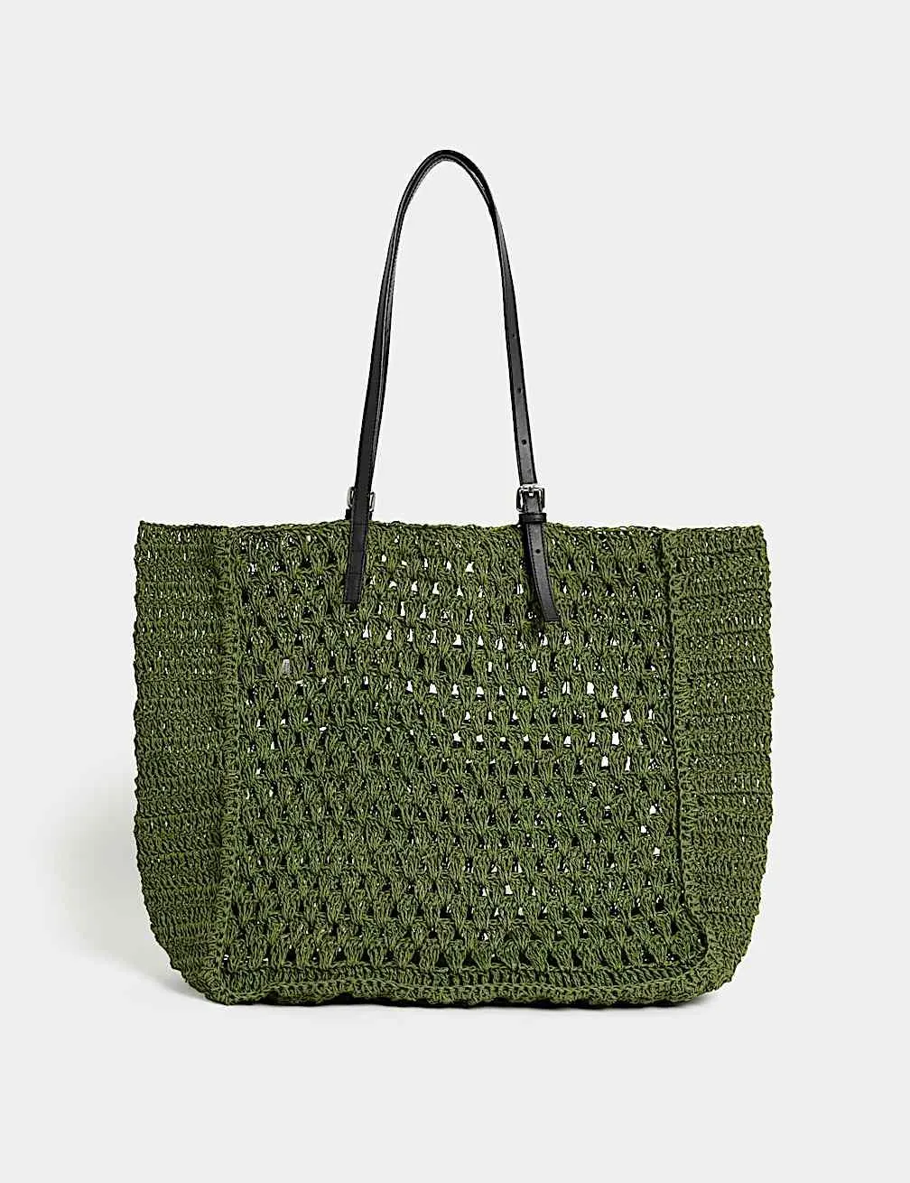 Tote Bag aus Papier in Stroh-Optik