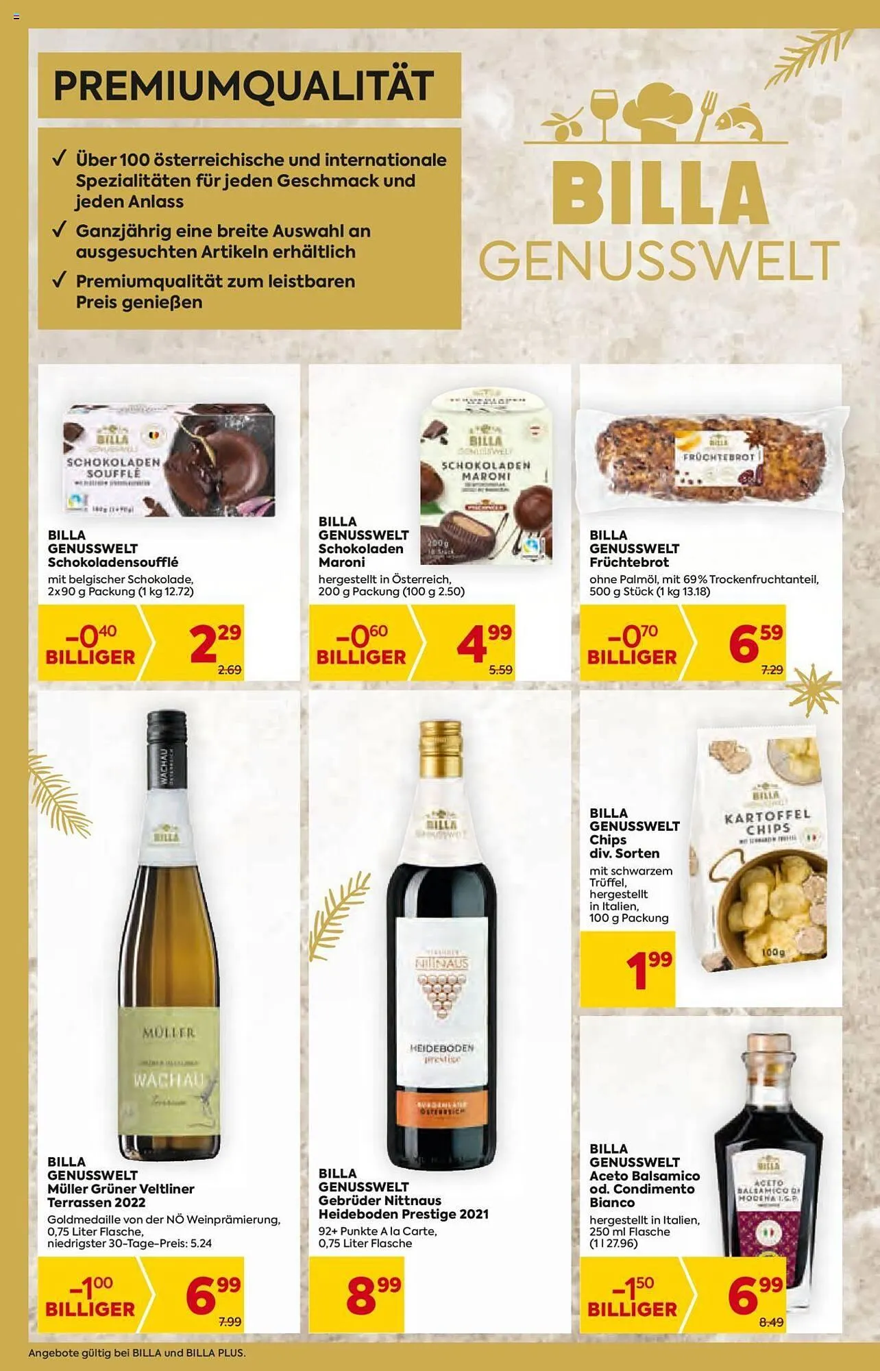 Billa Flugblatt von 7. Dezember bis 13. Dezember 2023 - Flugblätt seite 6