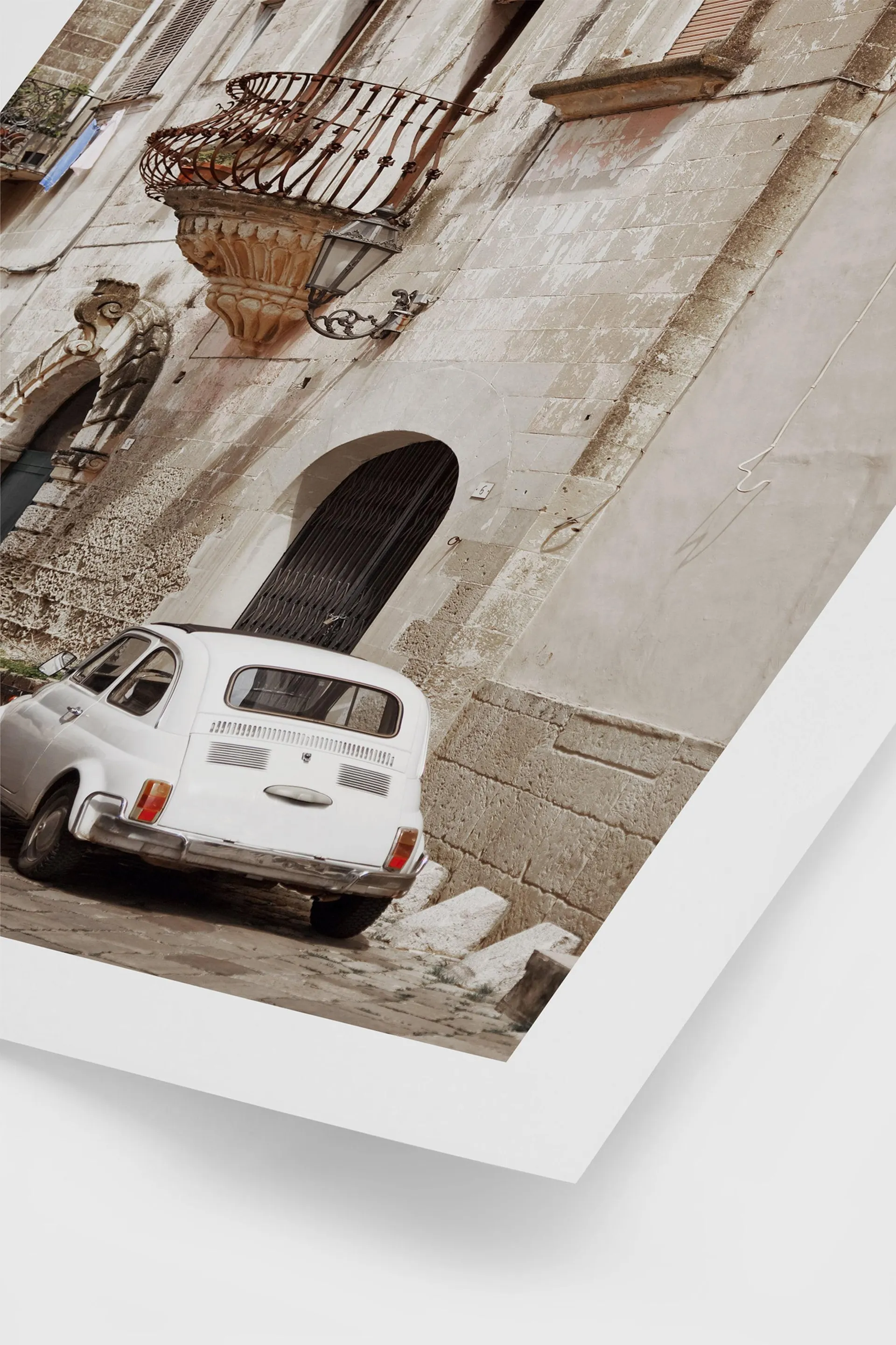 Old Italian Town Poster