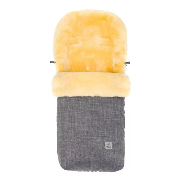 Lammfell-Winter-Fußsack Lulea für Kinderwagen, Buggy