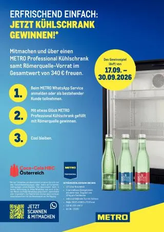 METRO Flugblatt Specials von 17. September bis 30. September 2026 - Flugblätt seite 1