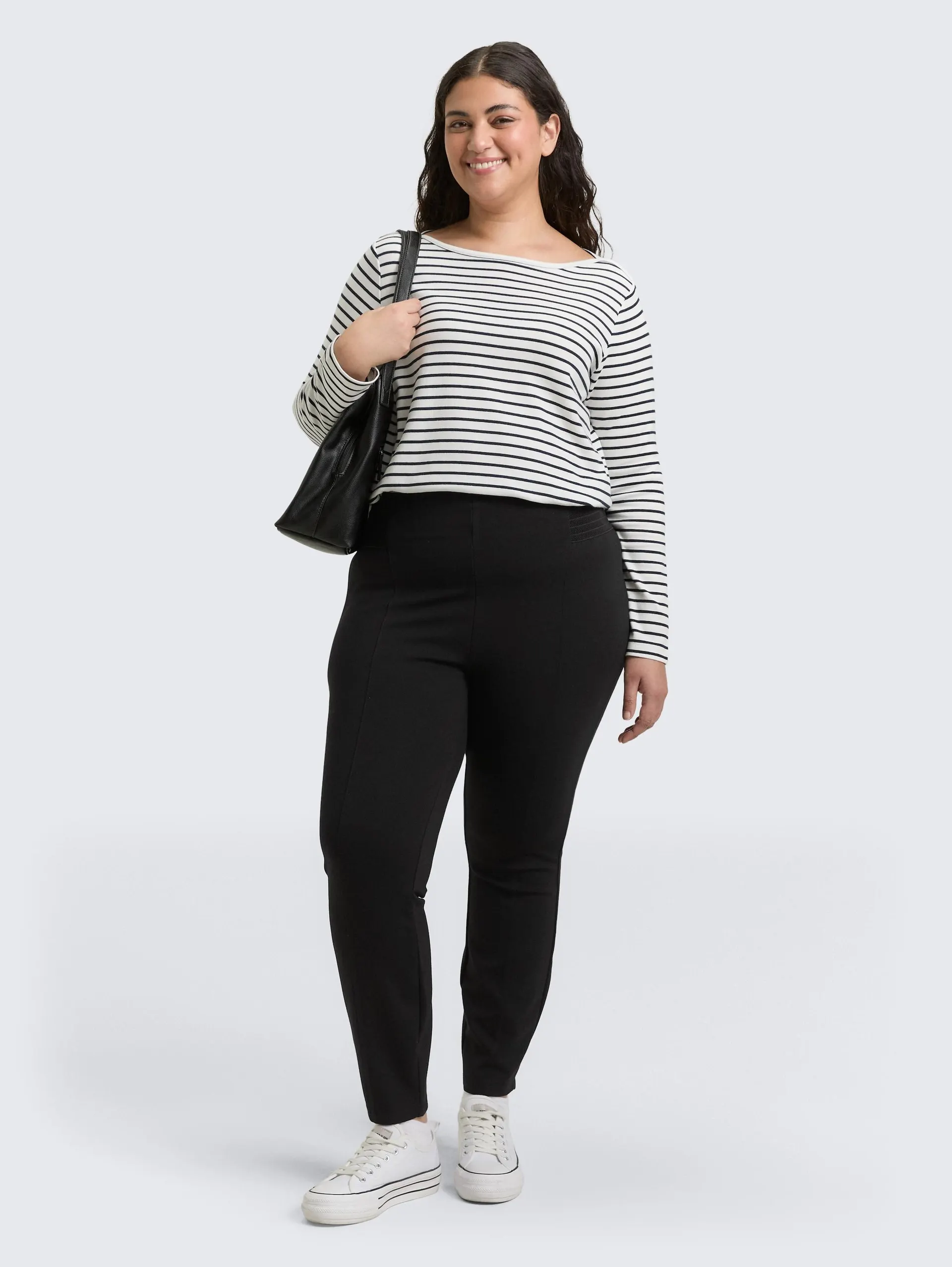 Plus Size - Treggings Hose mit elastischem Bund