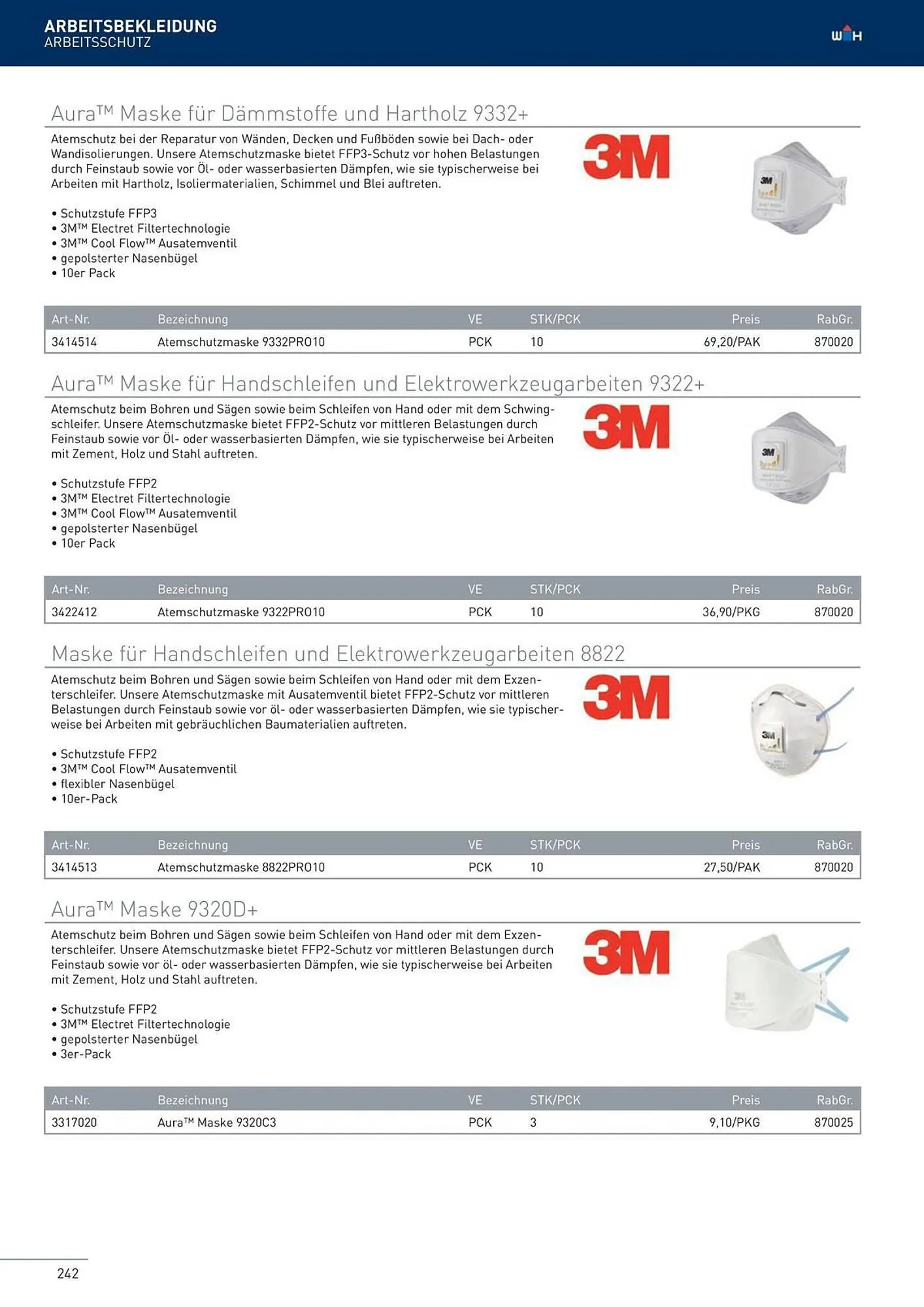 Würth Flugblatt von 22. Februar bis 31. Dezember 2024 - Flugblätt seite 242