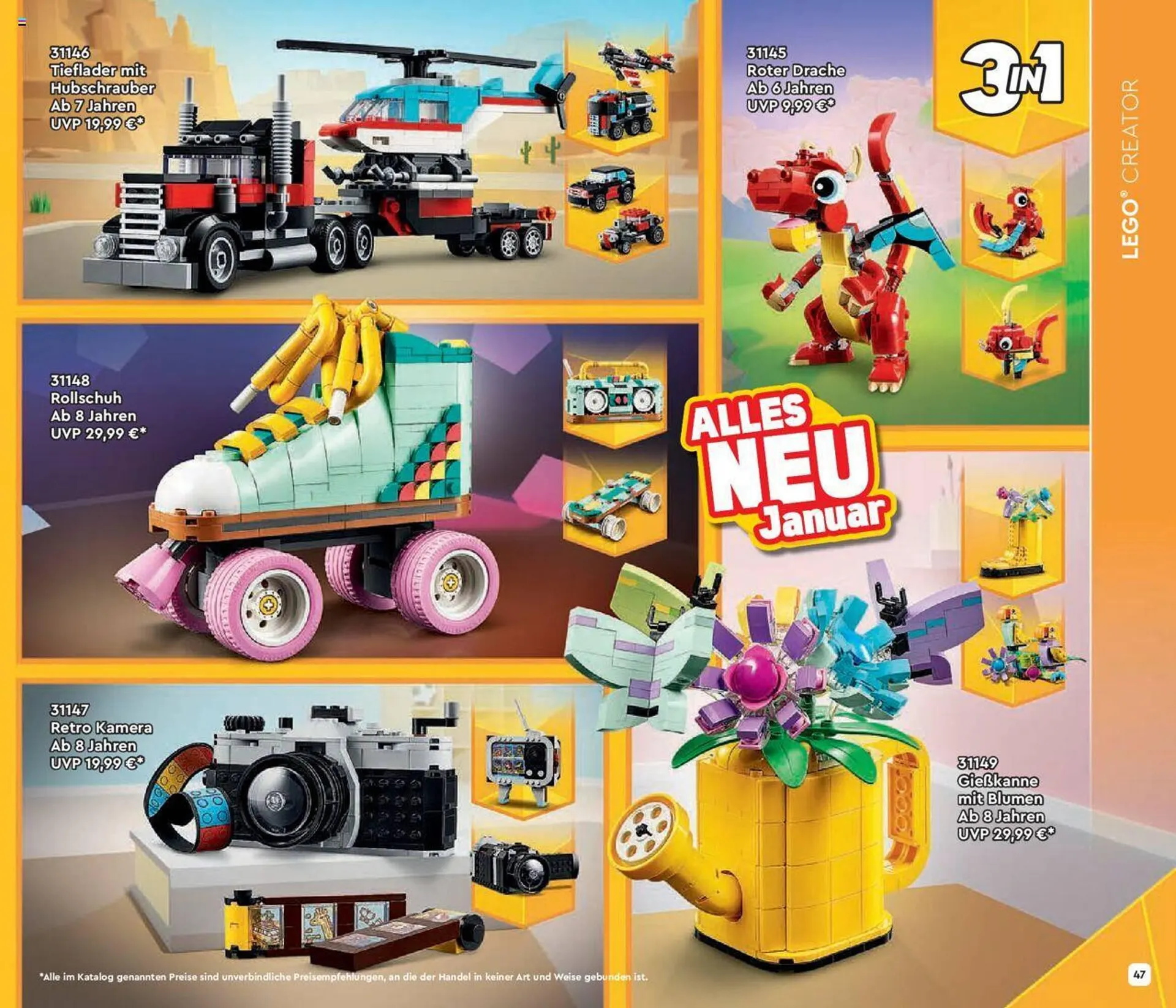 Lego Flugblatt von 4. Jänner bis 30. Juni 2024 - Flugblätt seite  47