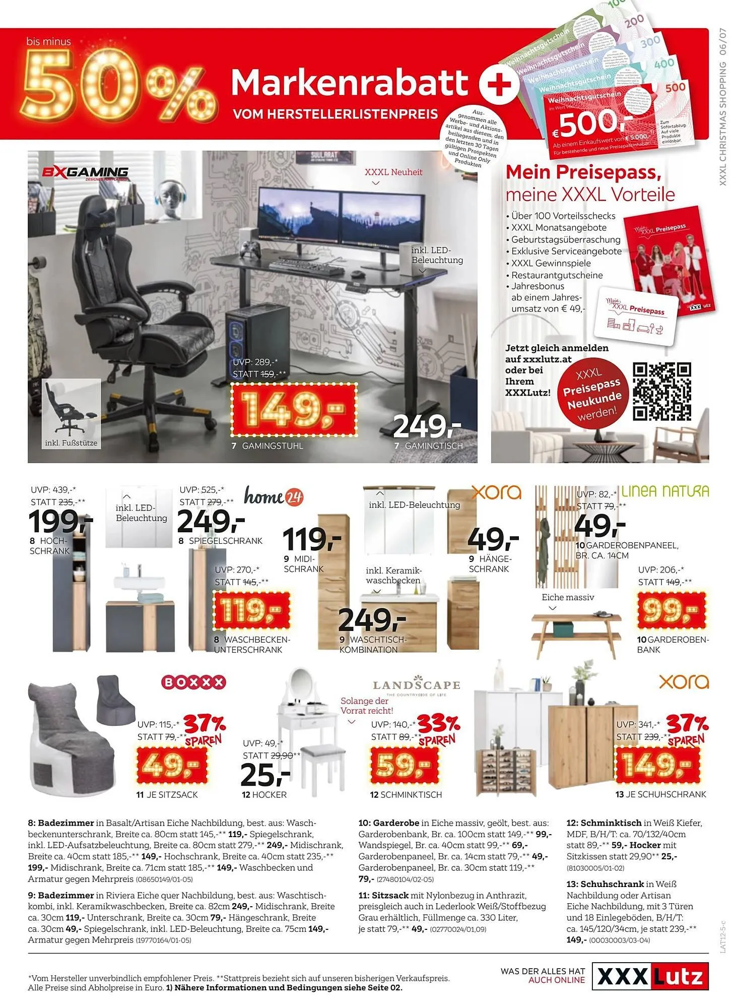 XXXLutz Prospekt von 2. Dezember bis 10. Dezember 2025 - Flugblätt seite  7