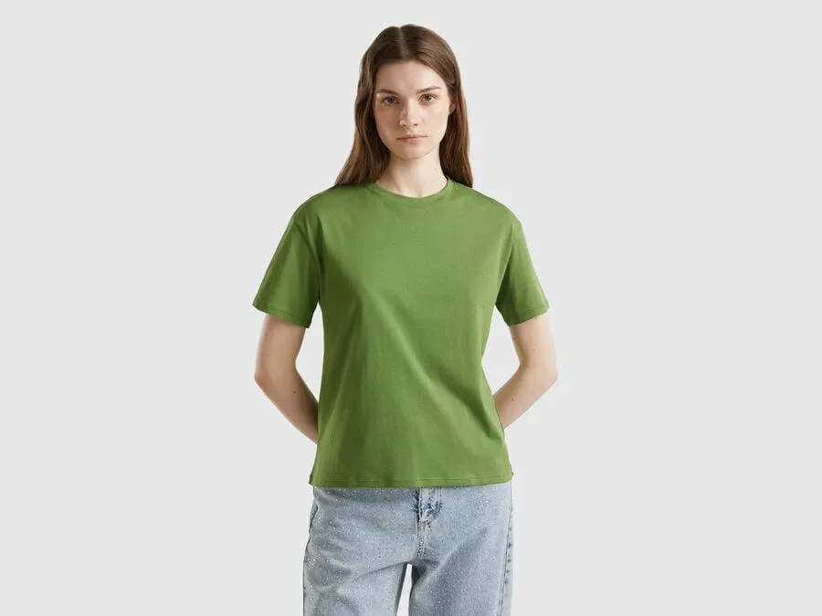 Shirt in 100% Baumwolle mit kurzen Ärmeln