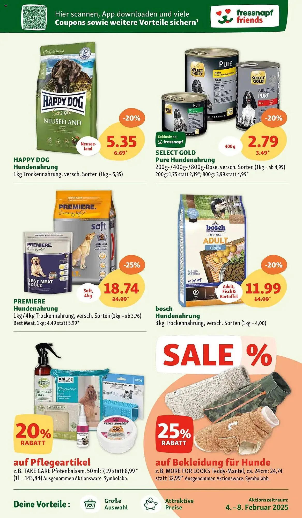 Fressnapf Flugblatt von 4. Februar bis 8. Februar 2025 - Flugblätt seite 3
