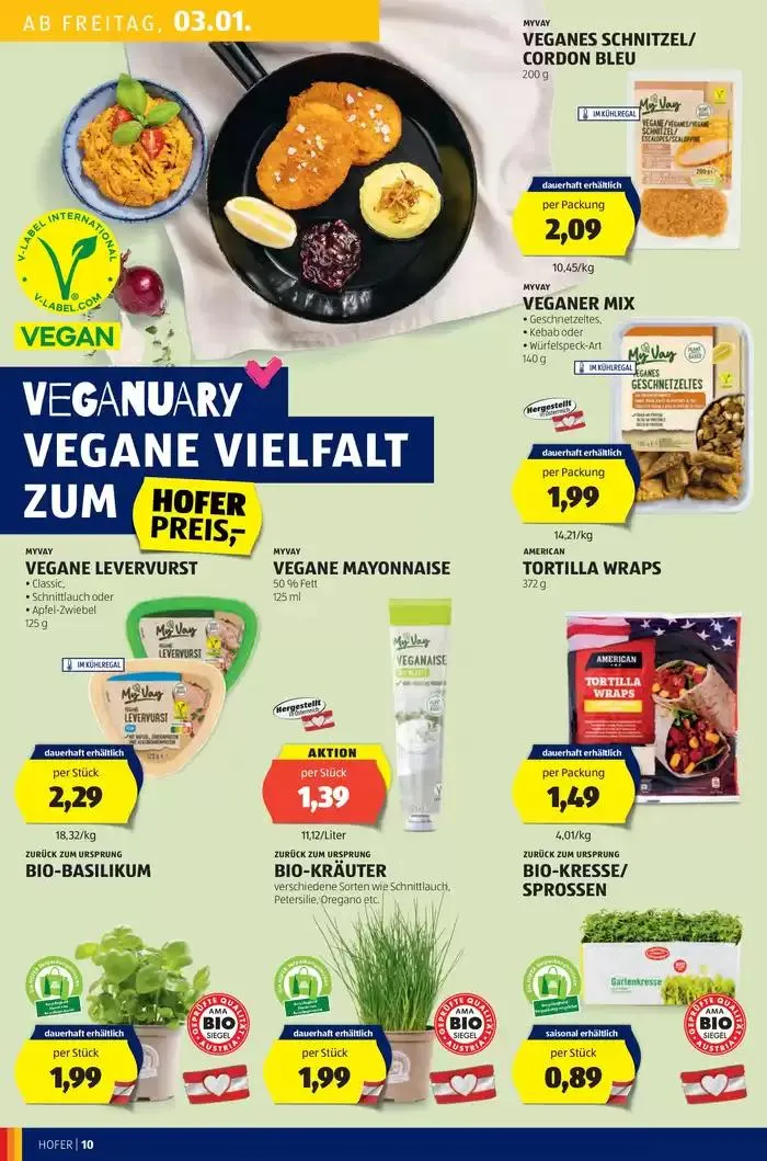 Blättern Sie online im HOFER Flugblatt von 31. Dezember bis 7. Jänner 2025 - Flugblätt seite 12