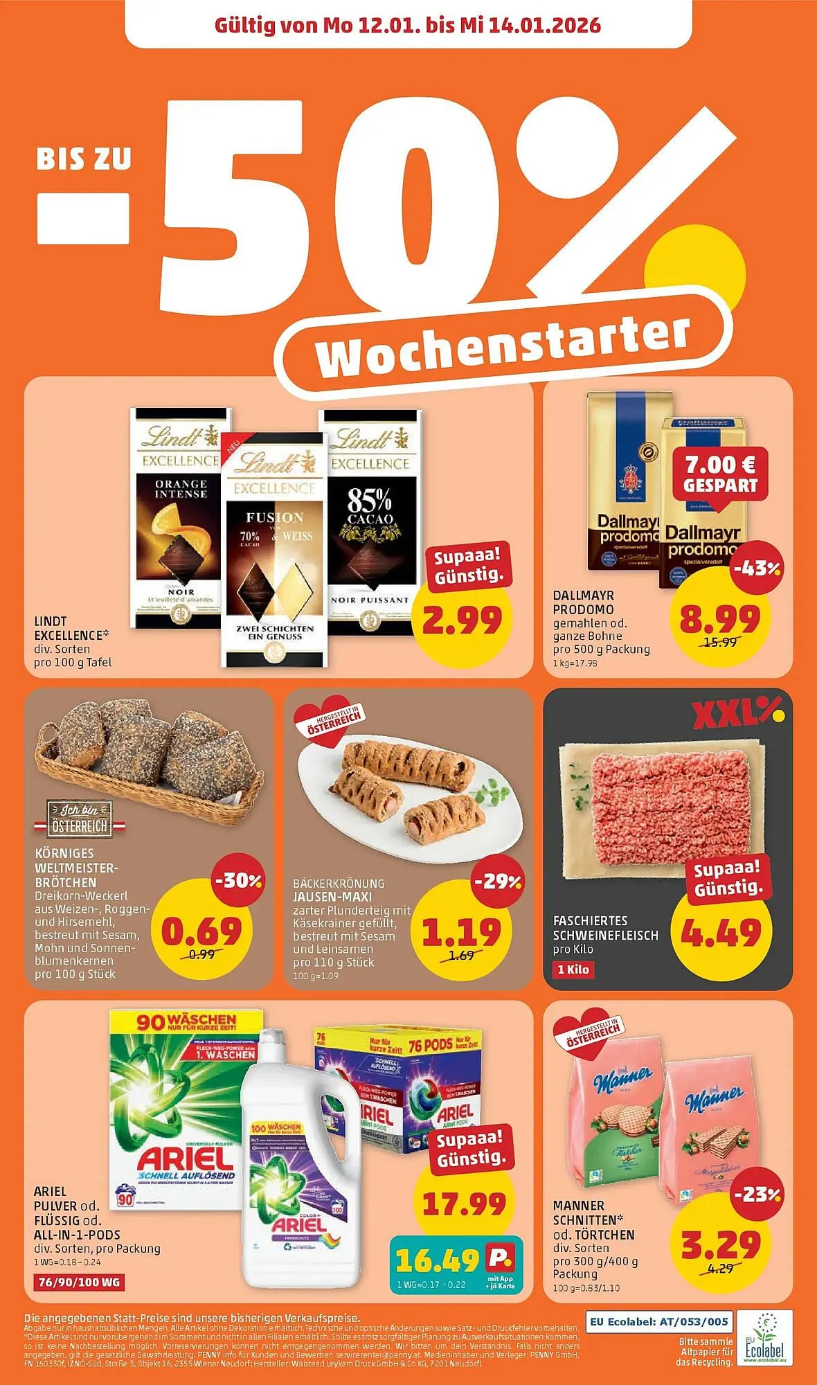 PENNY Flugblatt von 8. Jänner bis 14. Jänner 2026 - Flugblätt seite 28