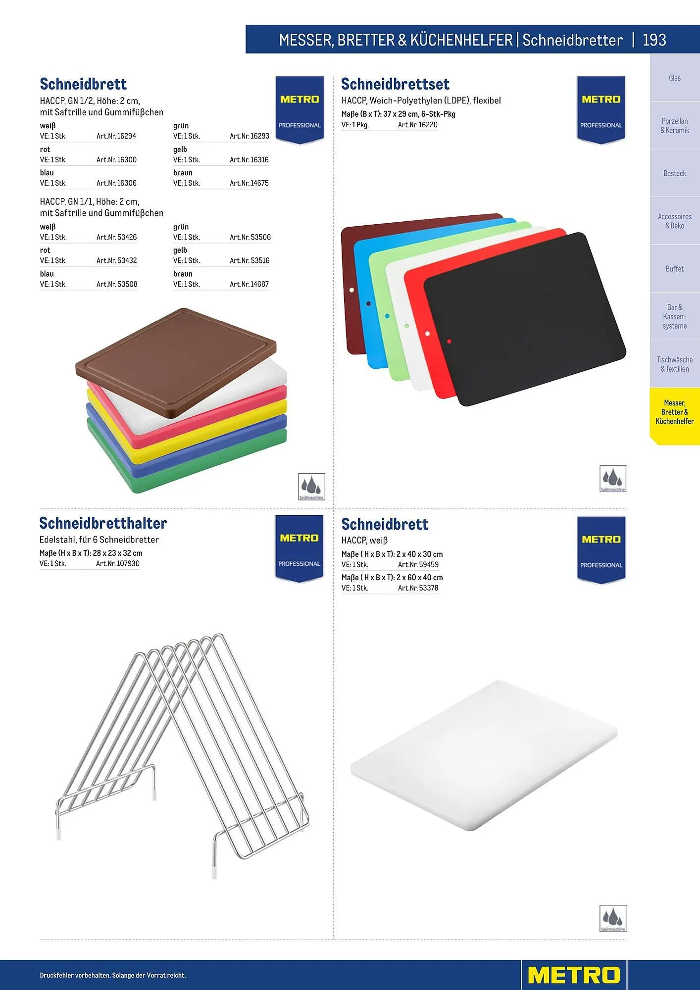 Metro Flugblatt von 25. März bis 31. Dezember 2026 - Flugblätt seite  193