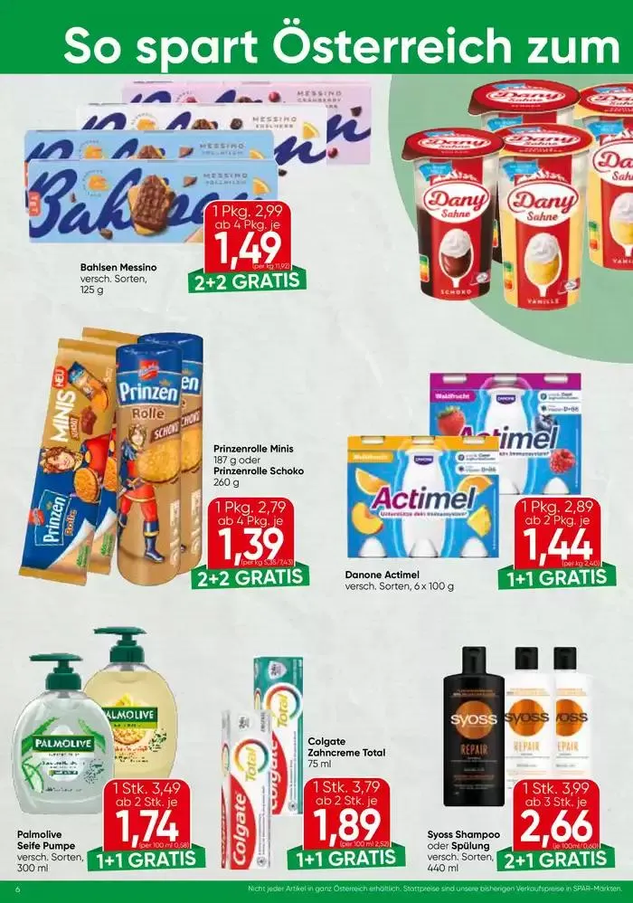 Aktuelle Deals und Angebote von 8. Jänner bis 15. Jänner 2025 - Flugblätt seite 6