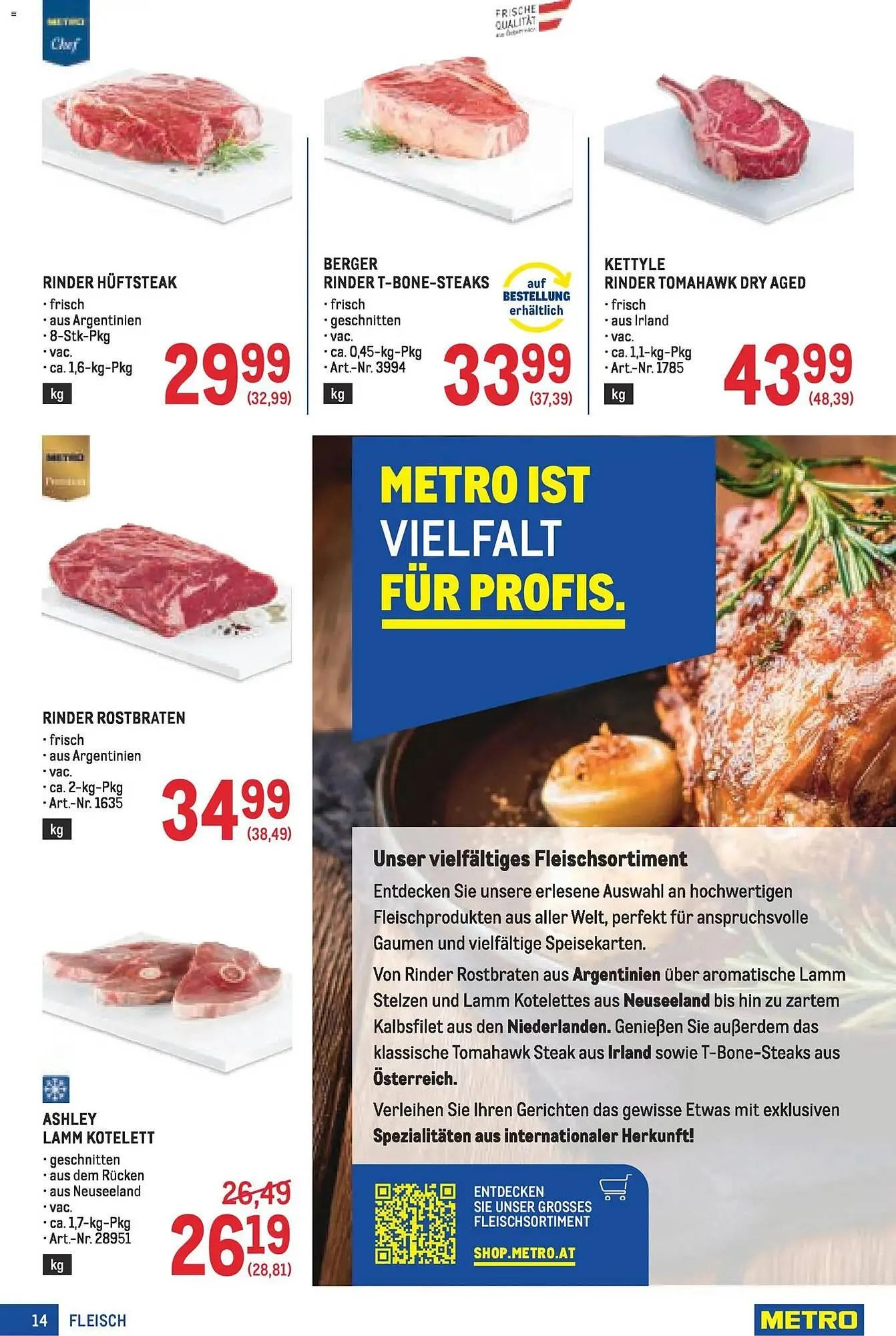 Metro Flugblatt von 27. November bis 10. Dezember 2025 - Flugblätt seite  14