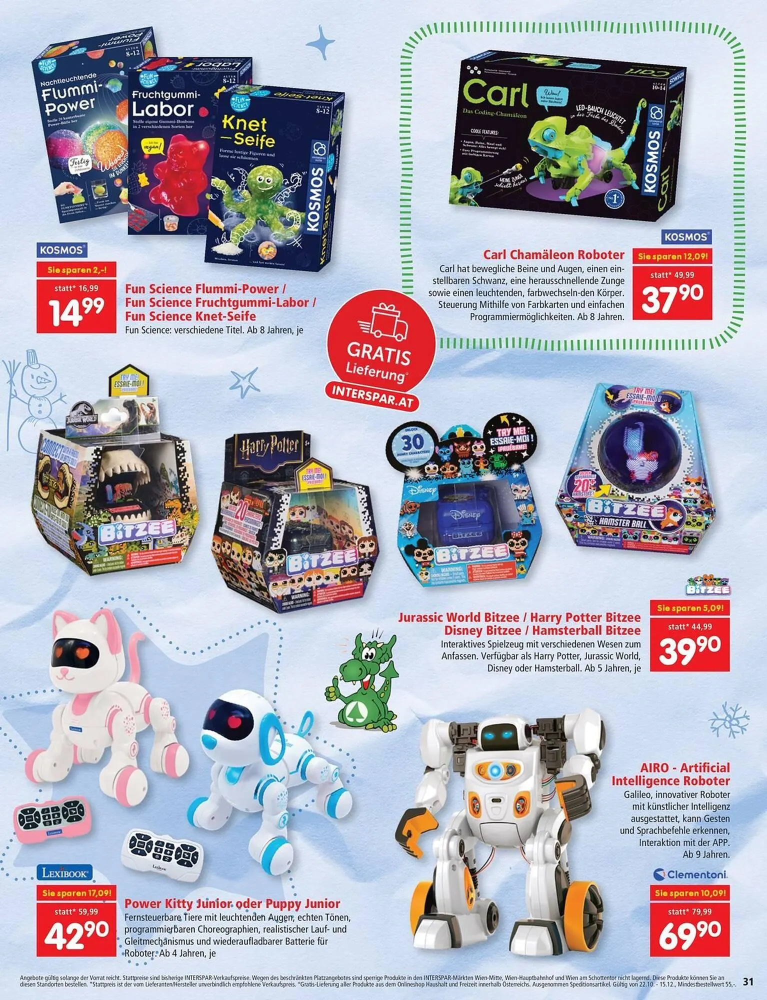 Interspar Flugblatt von 22. Oktober bis 15. Dezember 2025 - Flugblätt seite  31