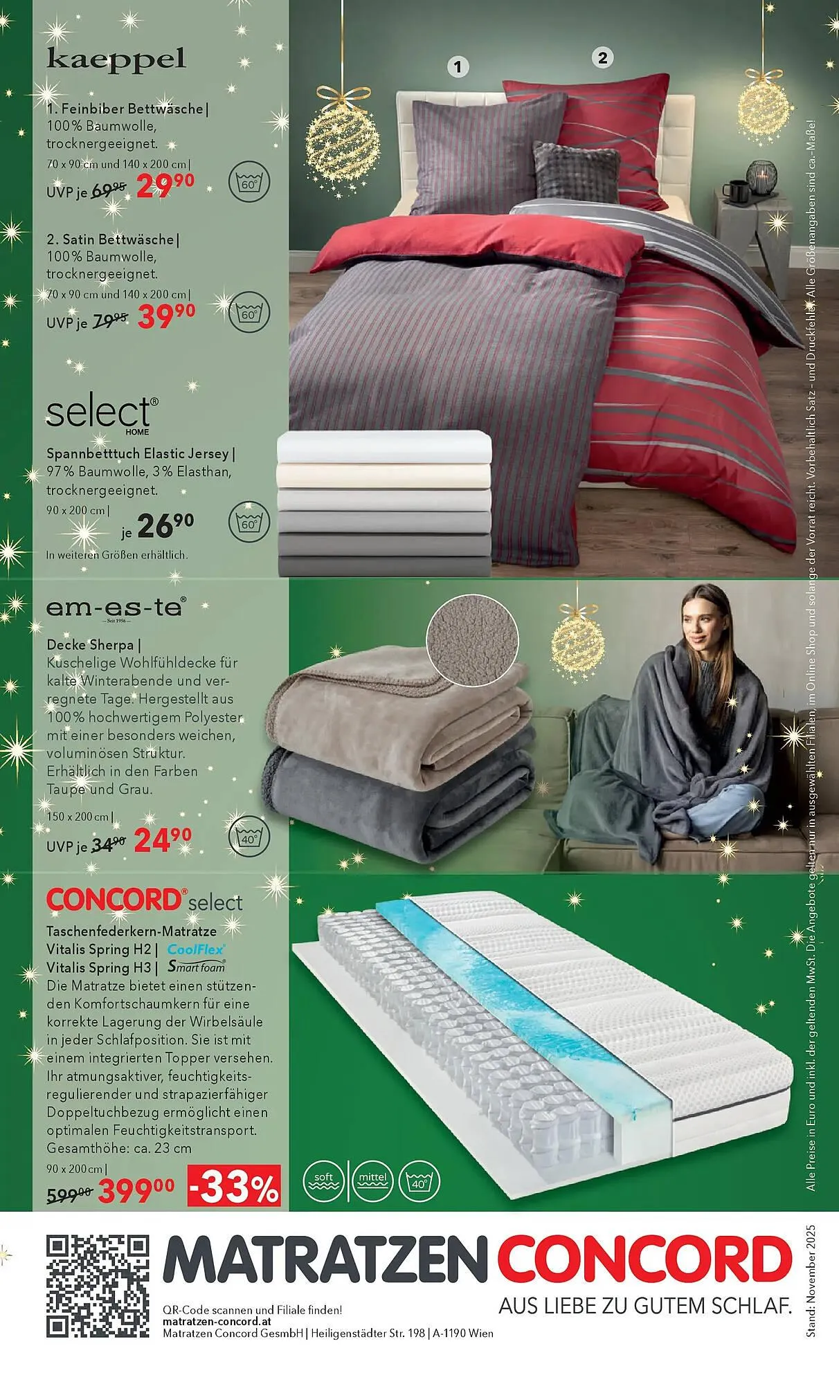 Matratzen Concord Prospekt von 3. Dezember bis 26. Dezember 2025 - Flugblätt seite  8