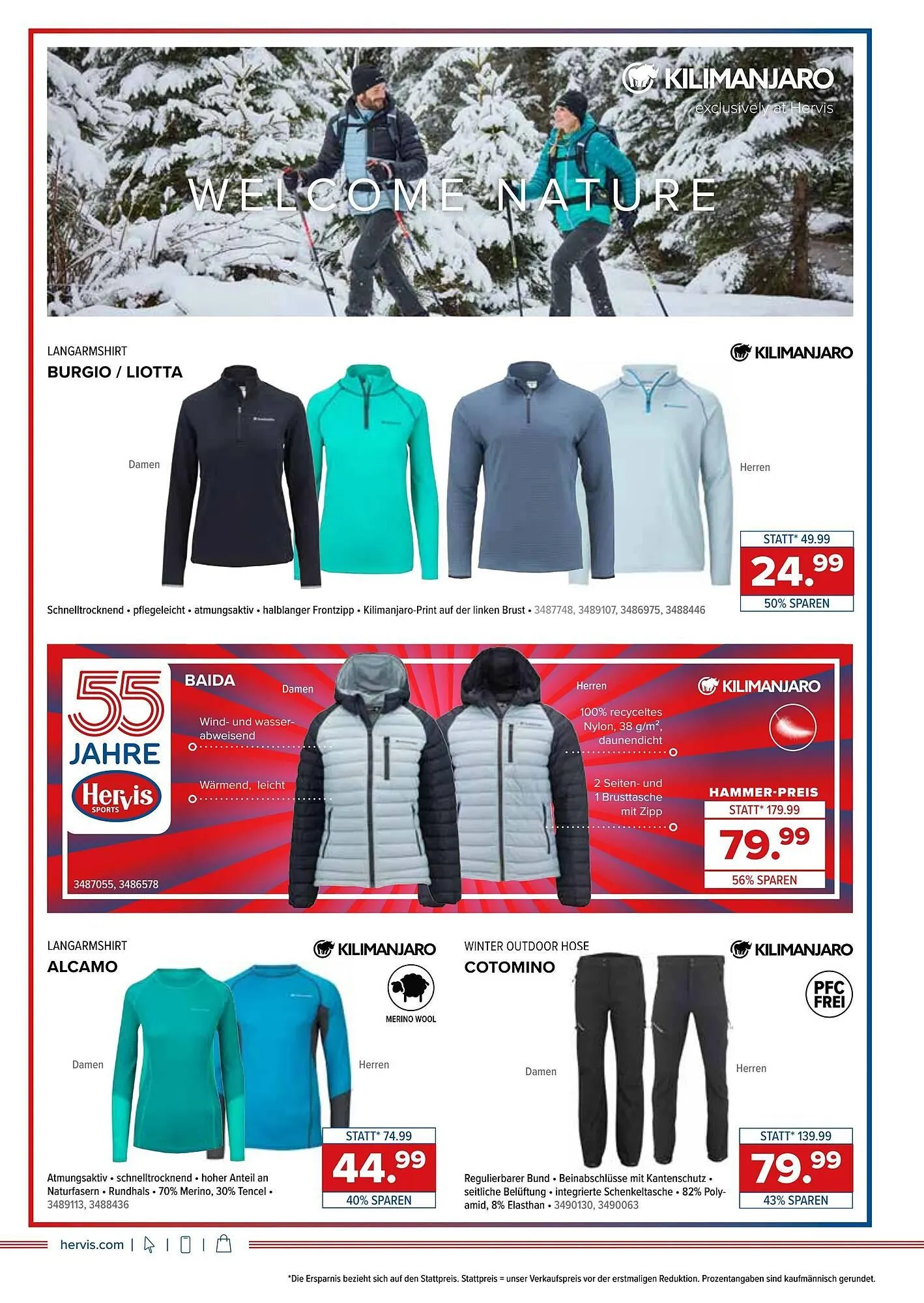 Hervis Flugblatt von 9. Dezember bis 17. Dezember 2025 - Flugblätt seite 8