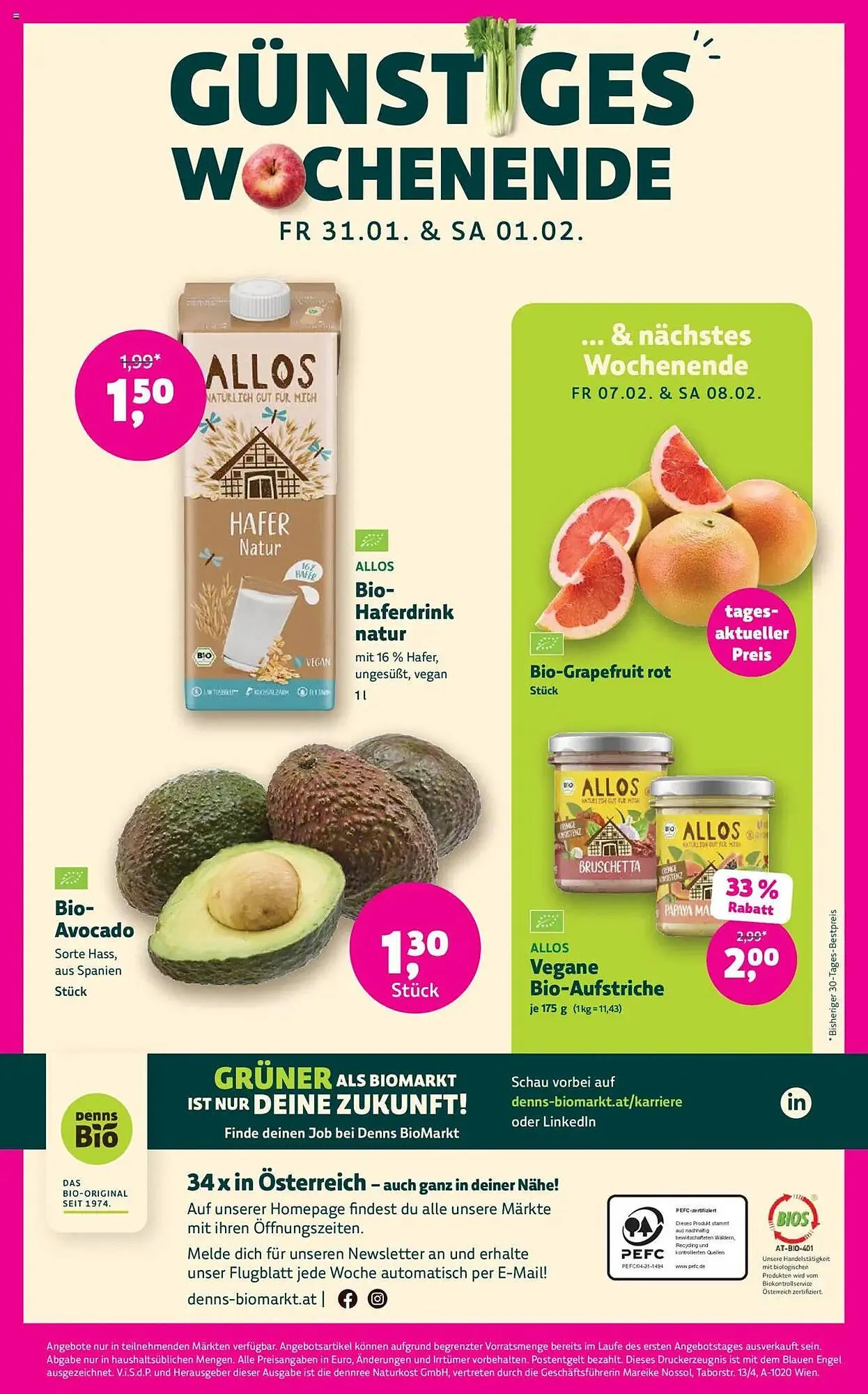 Denn's Biomarkt Flugblatt von 29. Jänner bis 11. Februar 2025 - Flugblätt seite  16