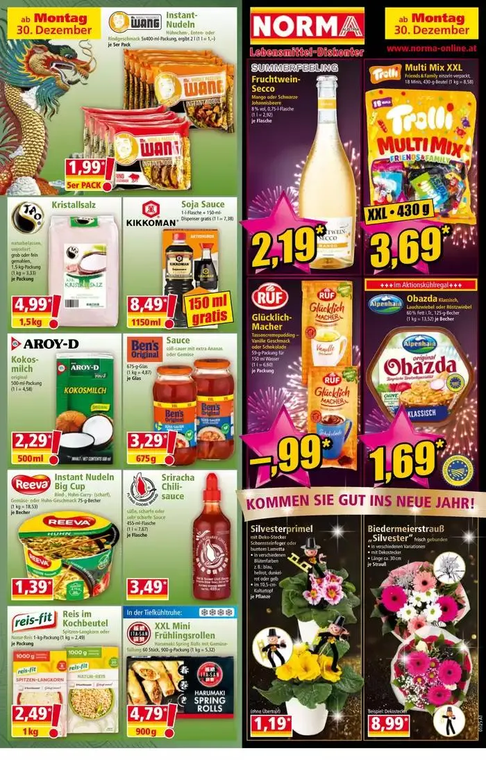 Aktuelle Deals und Angebote von 30. Dezember bis 3. Jänner 2025 - Flugblätt seite 15